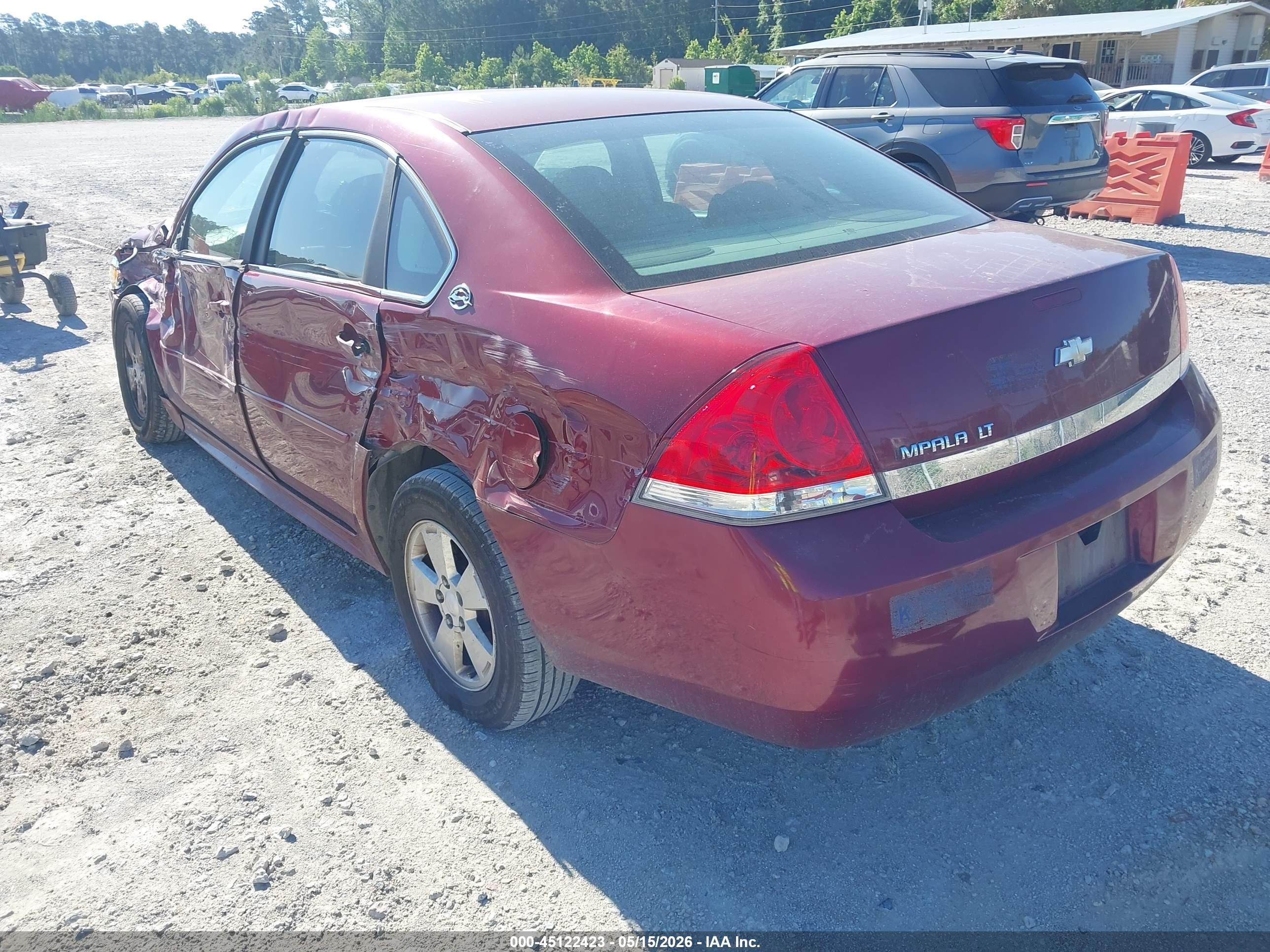 2009 Chevrolet Impala Lt Burgundy vin: 2G1WT57N091317738