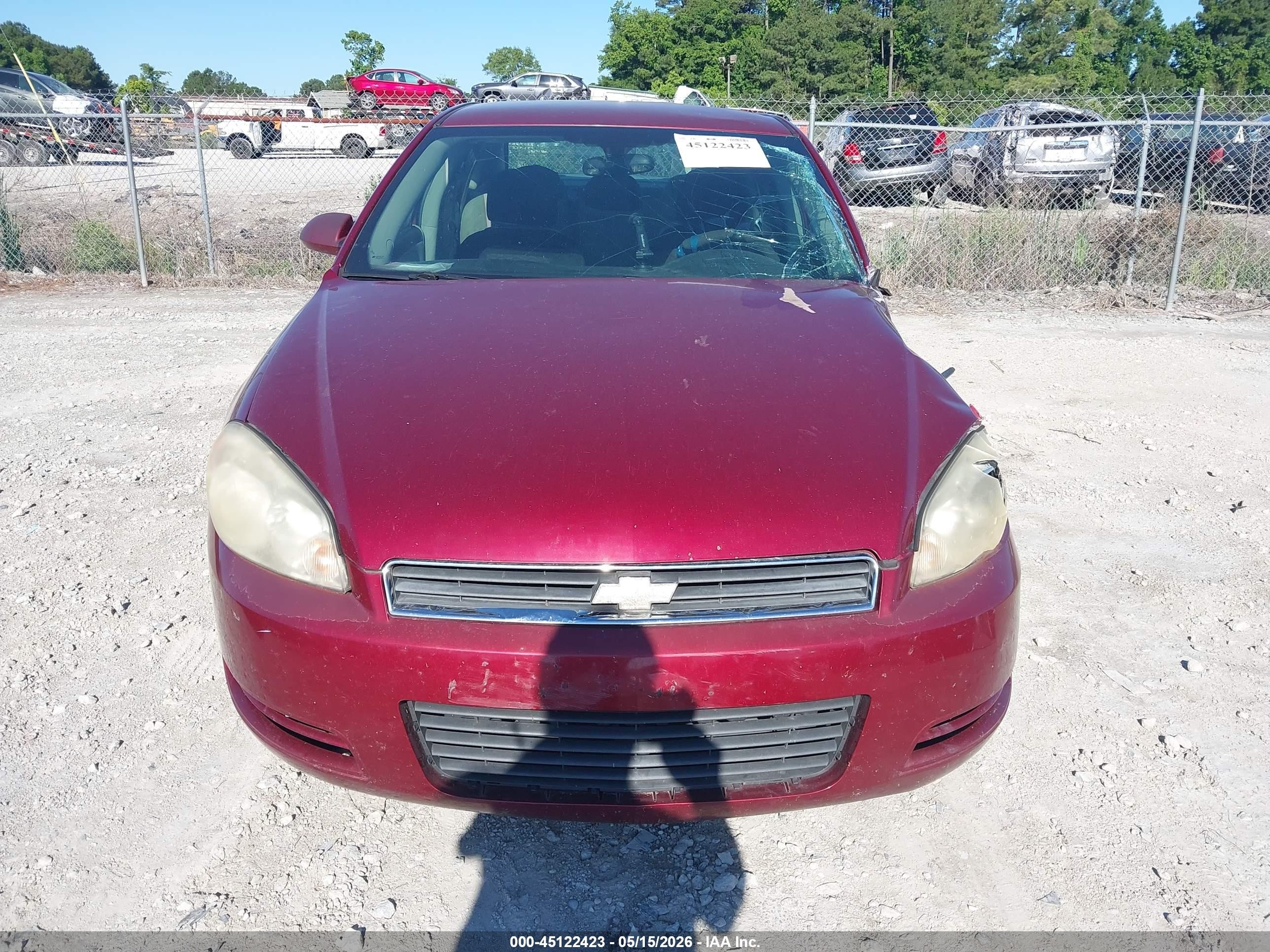 2009 Chevrolet Impala Lt Burgundy vin: 2G1WT57N091317738