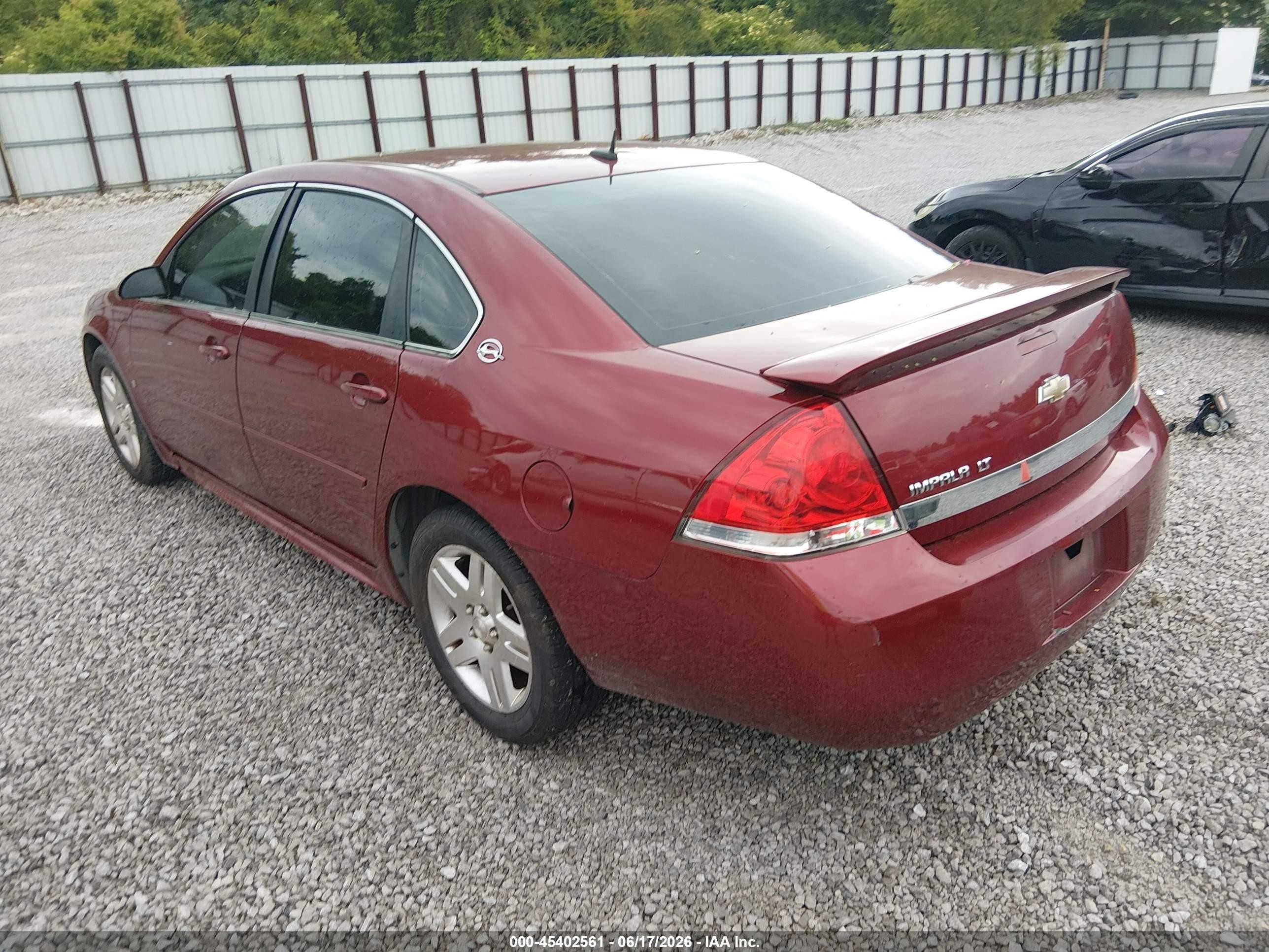2009 Chevrolet Impala Lt Maroon vin: 2G1WT57N091320686