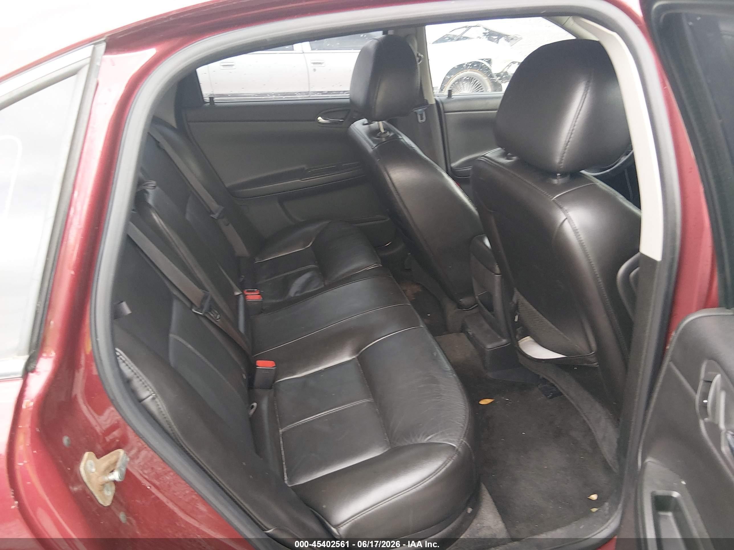2009 Chevrolet Impala Lt Maroon vin: 2G1WT57N091320686
