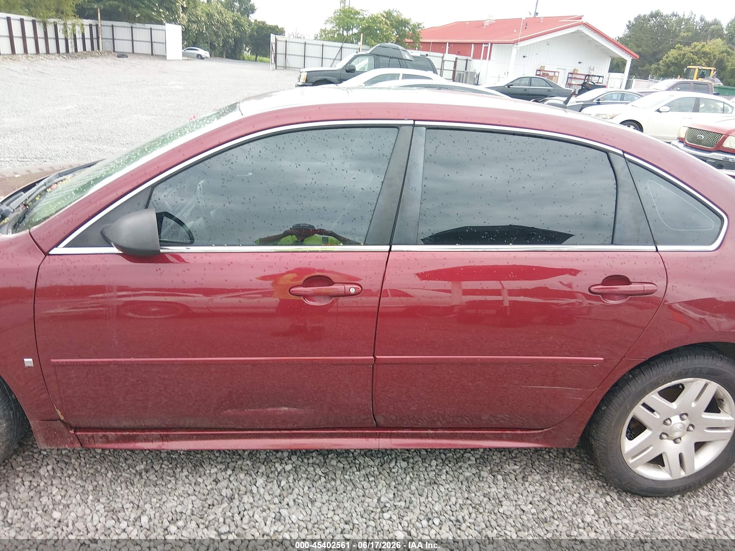 2009 Chevrolet Impala Lt Maroon vin: 2G1WT57N091320686