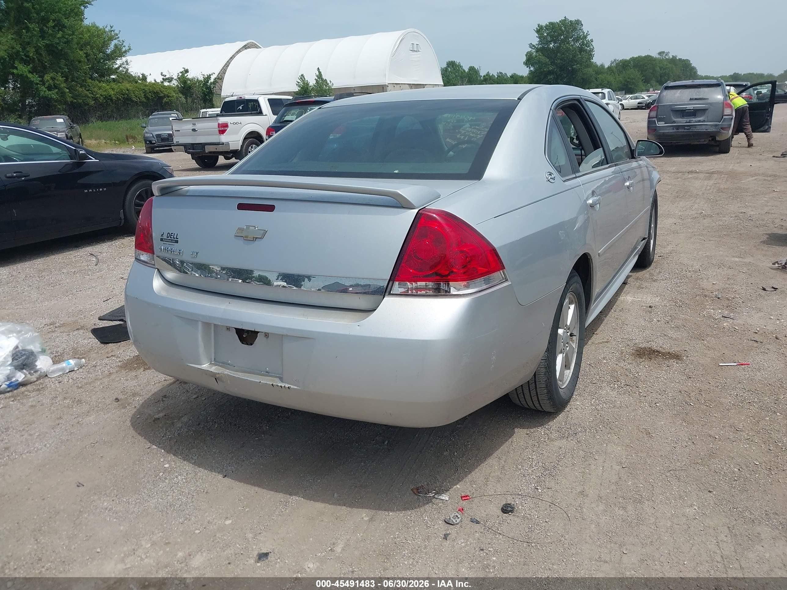 2009 Chevrolet Impala Lt Silver vin: 2G1WT57N191202601