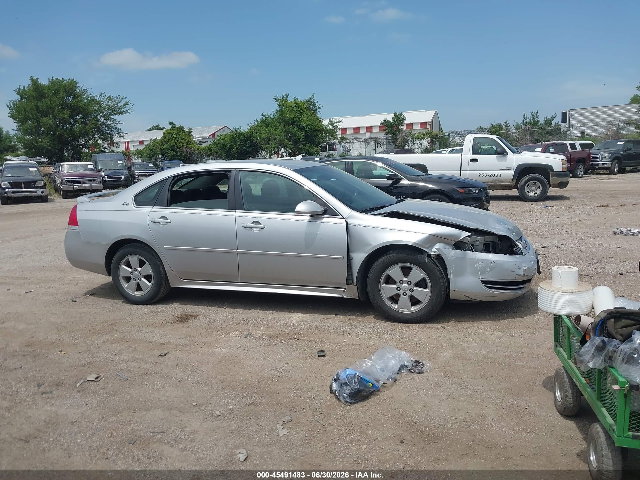 2009 Chevrolet Impala Lt Silver vin: 2G1WT57N191202601
