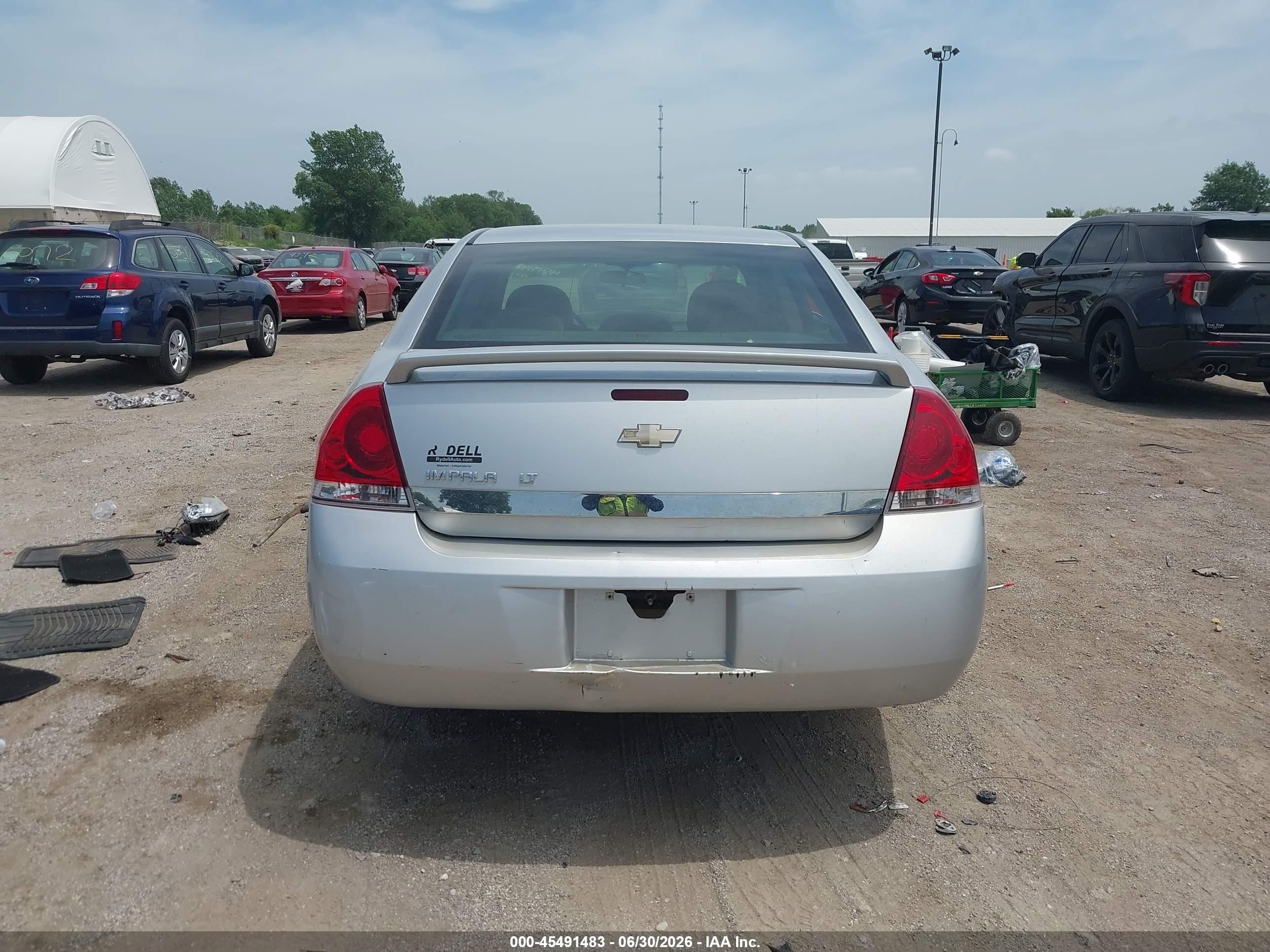 2009 Chevrolet Impala Lt Silver vin: 2G1WT57N191202601