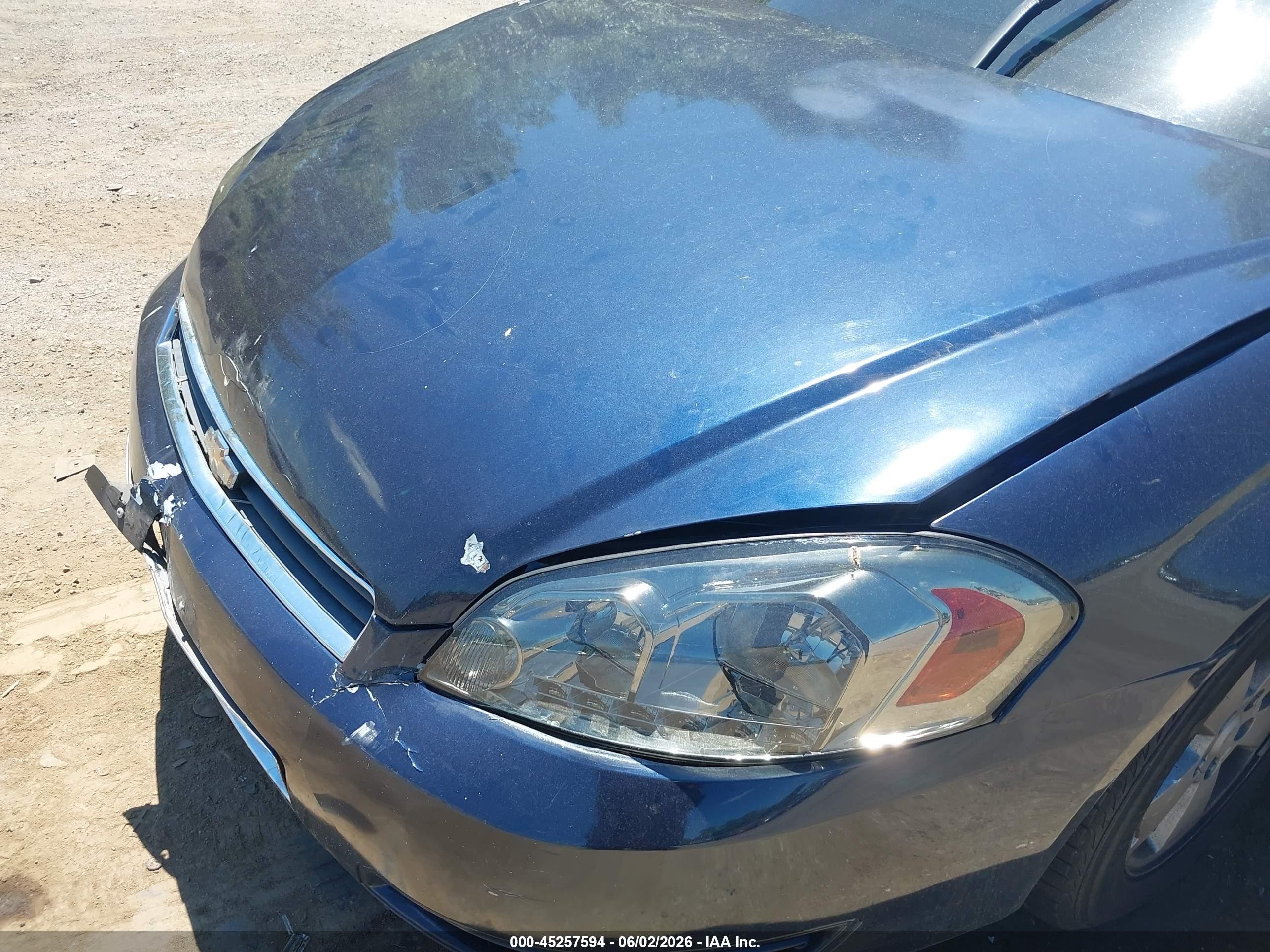 2009 Chevrolet Impala Lt Blue vin: 2G1WT57N291235610