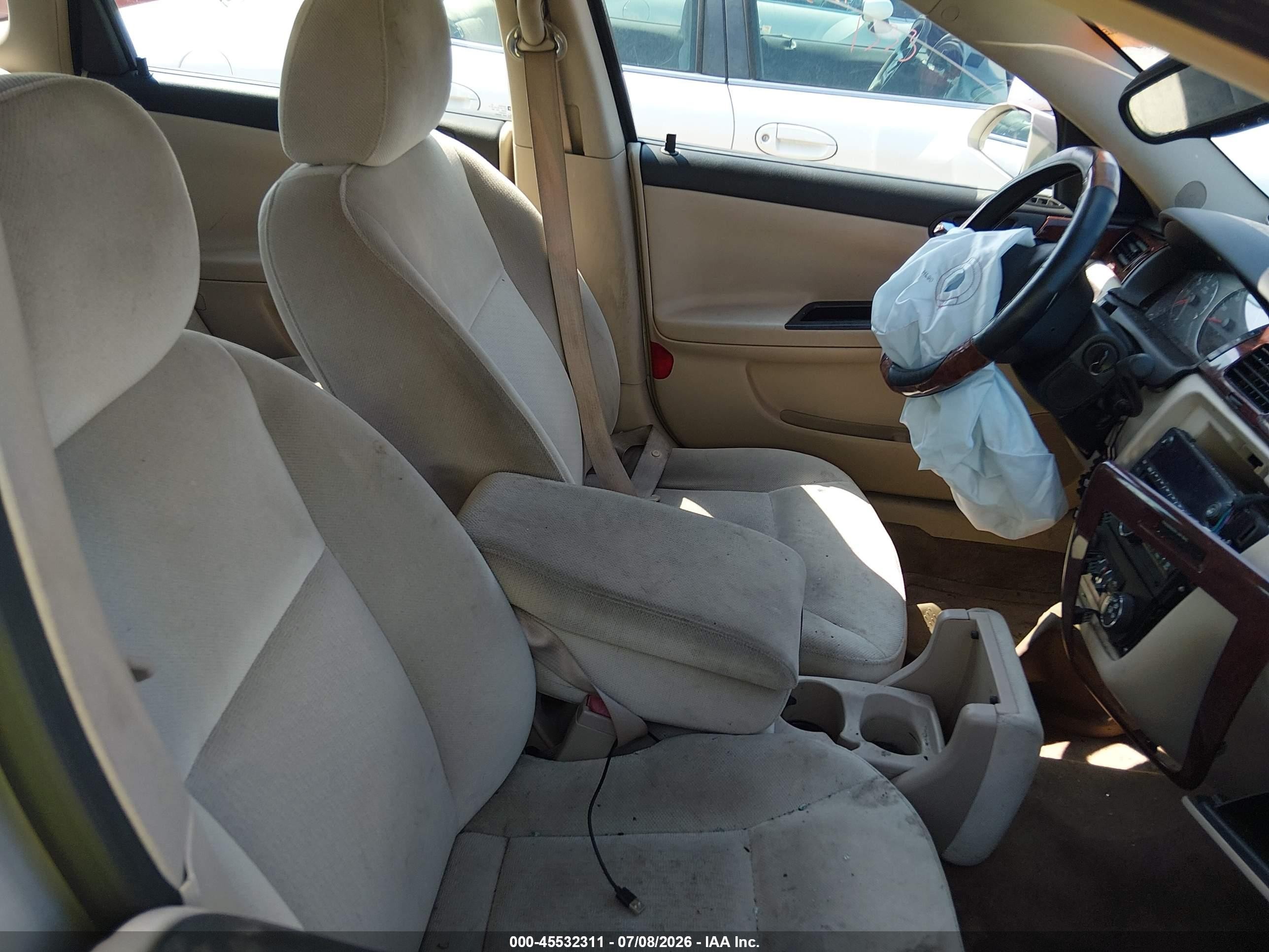 2009 Chevrolet Impala Lt Tan vin: 2G1WT57N291254741