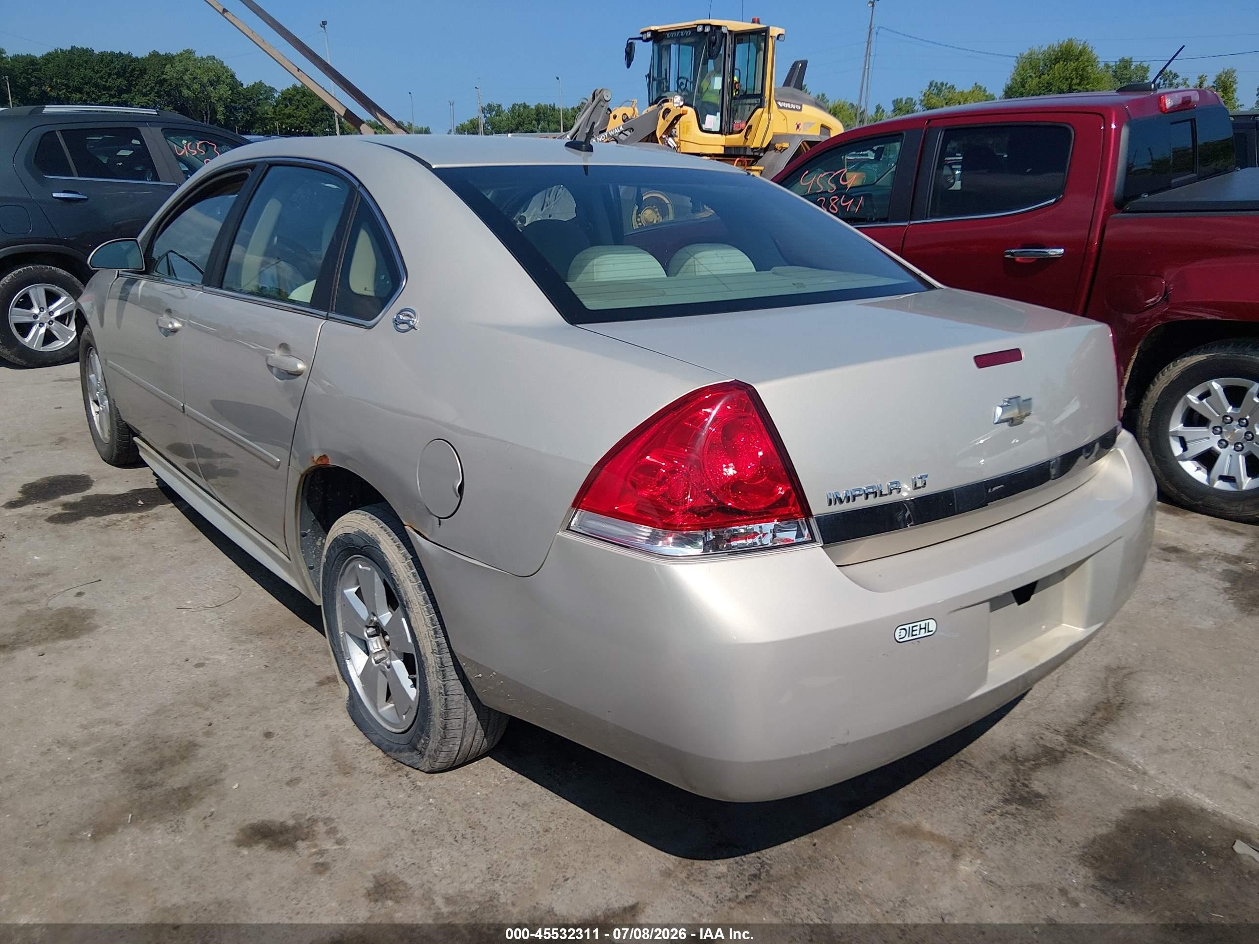 2009 Chevrolet Impala Lt Tan vin: 2G1WT57N291254741