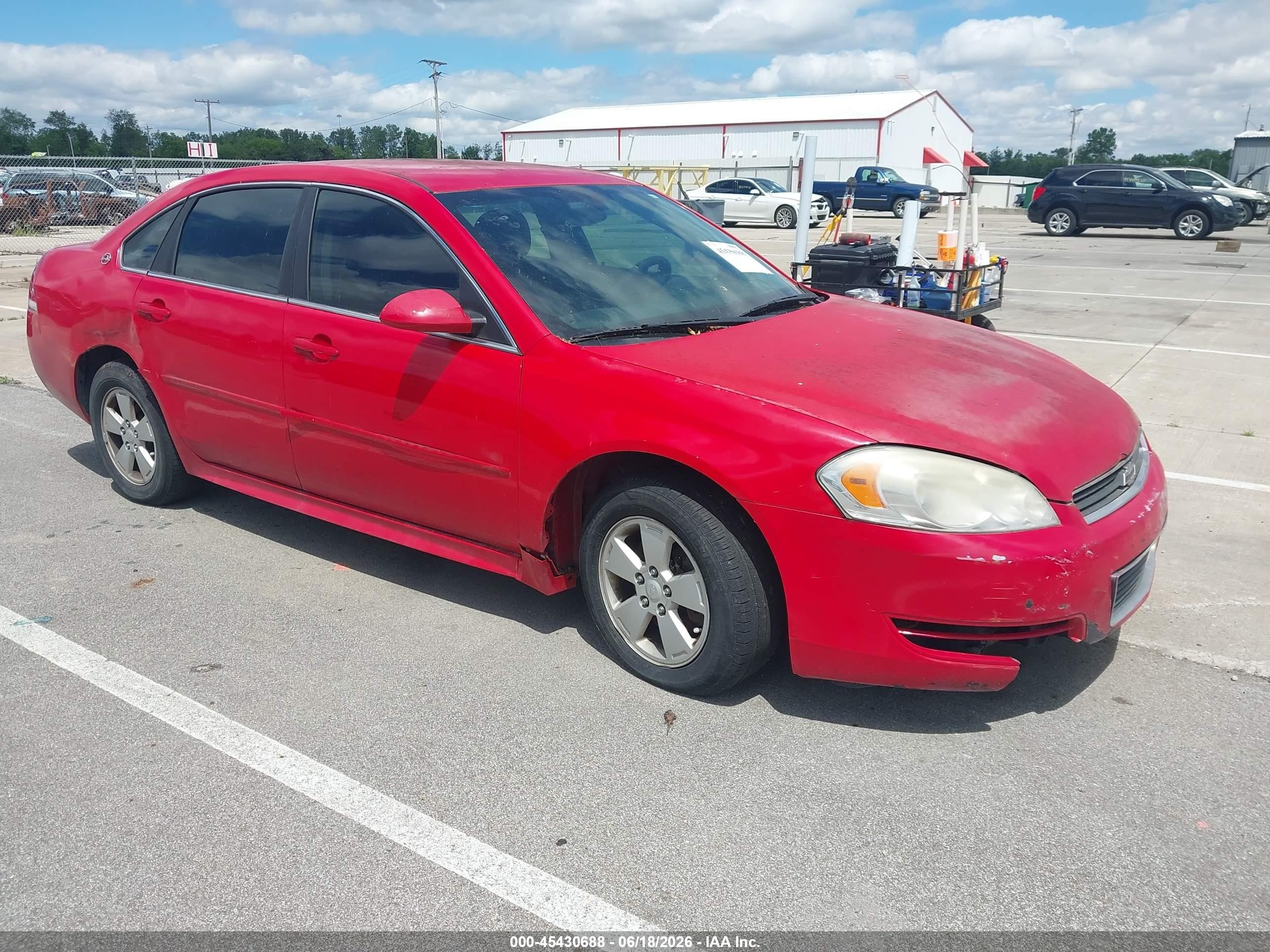 2009 Chevrolet Impala Lt Red vin: 2G1WT57N291296696