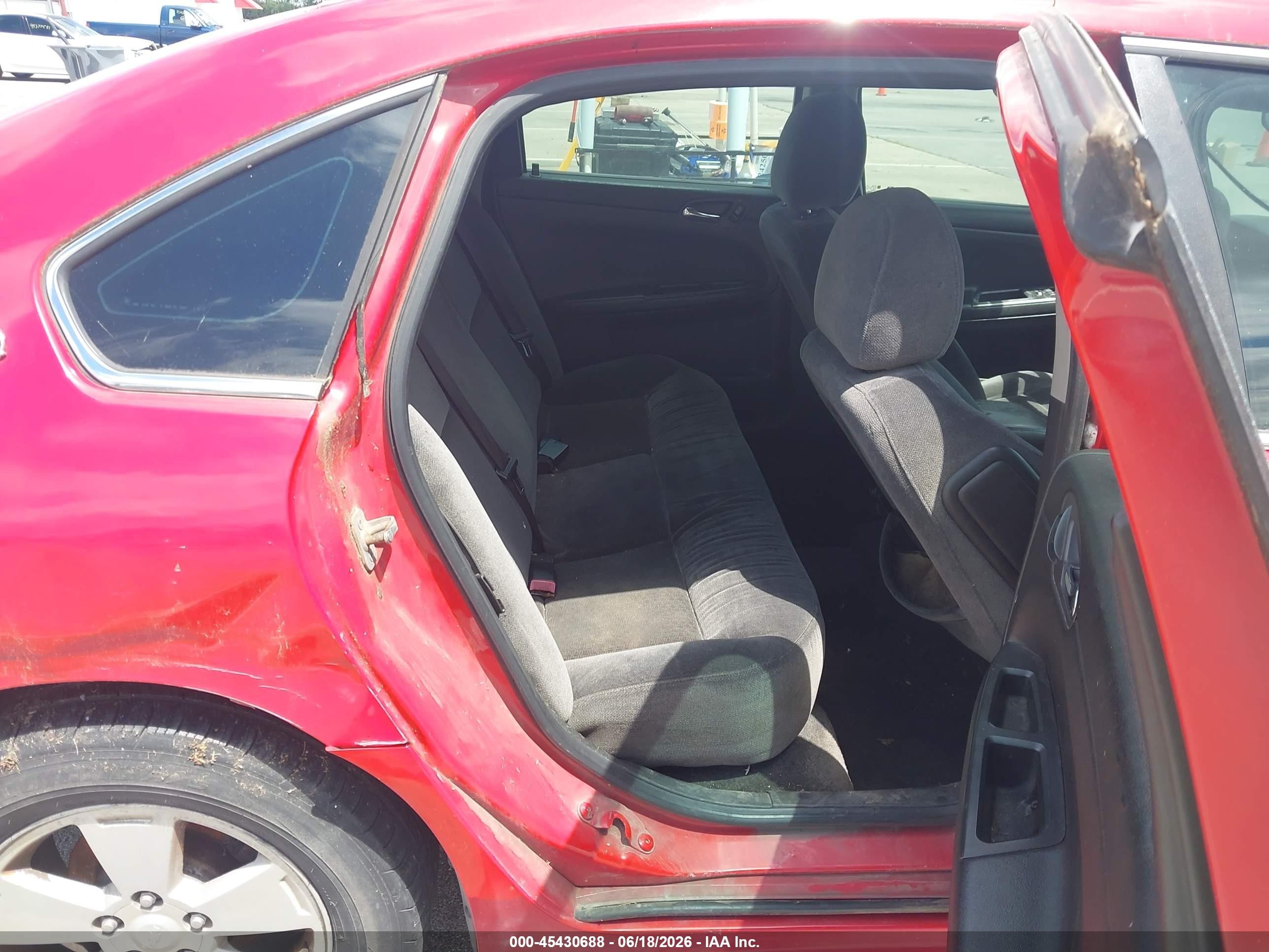 2009 Chevrolet Impala Lt Red vin: 2G1WT57N291296696