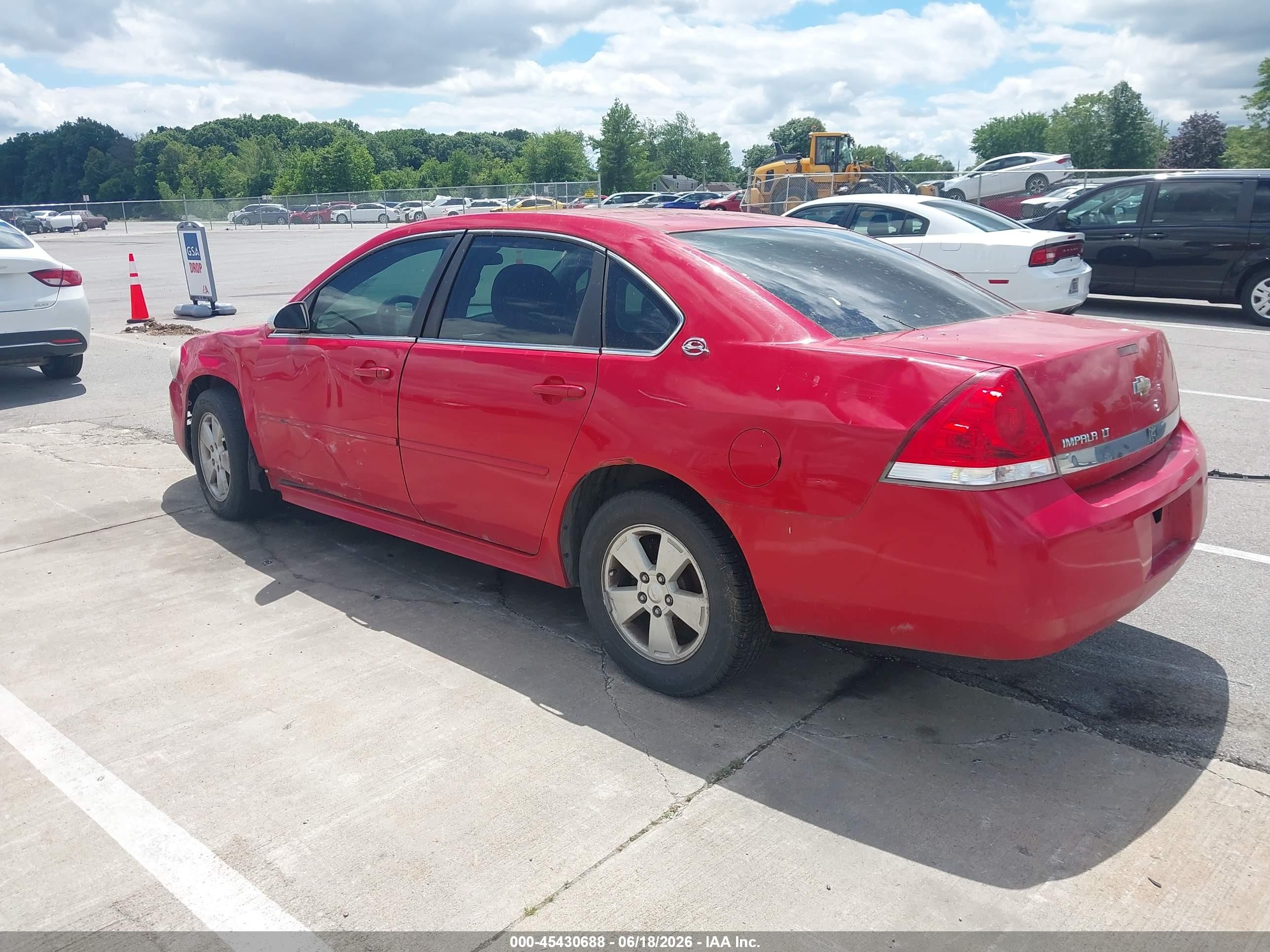 2009 Chevrolet Impala Lt Red vin: 2G1WT57N291296696
