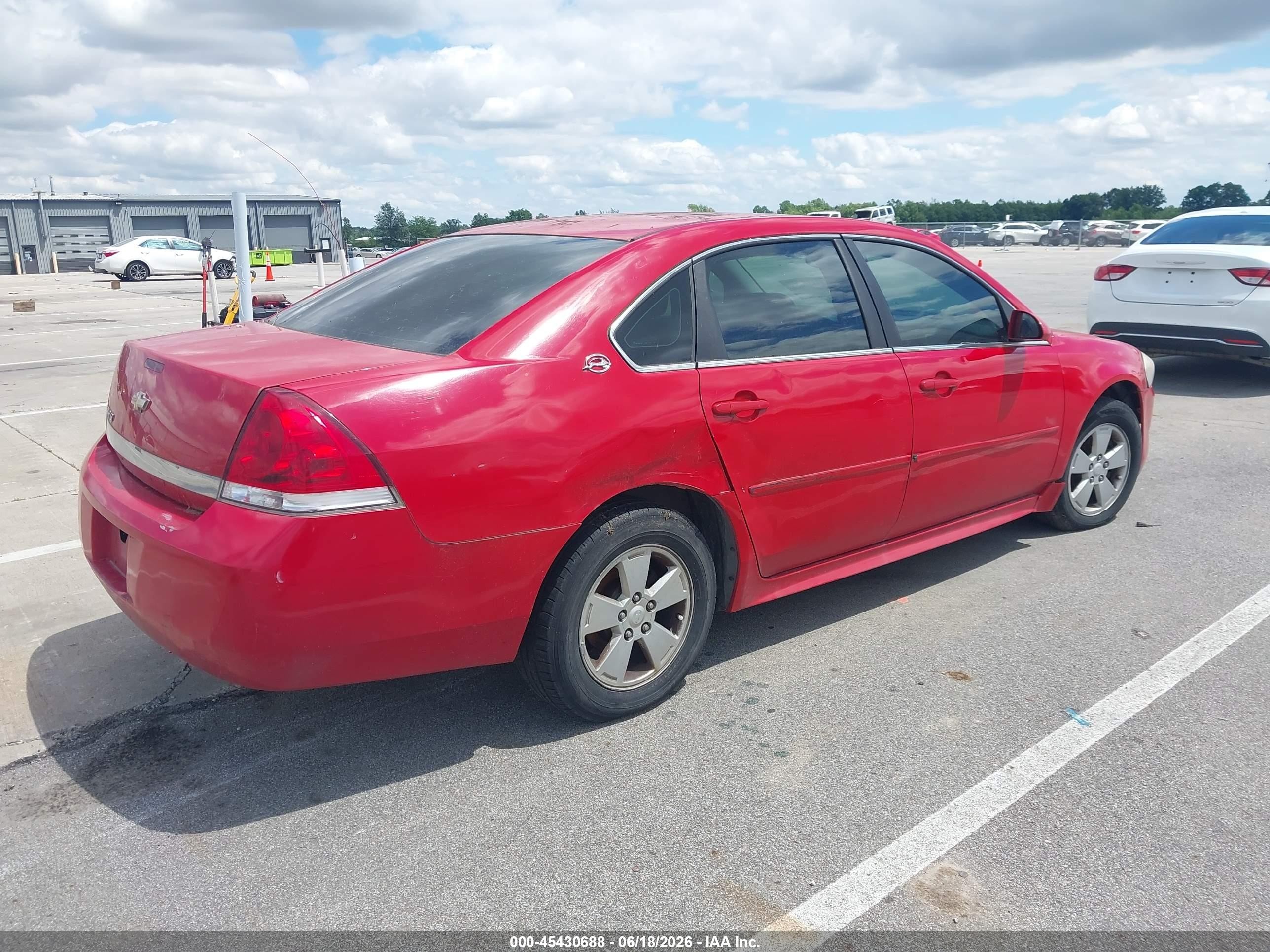 2009 Chevrolet Impala Lt Red vin: 2G1WT57N291296696