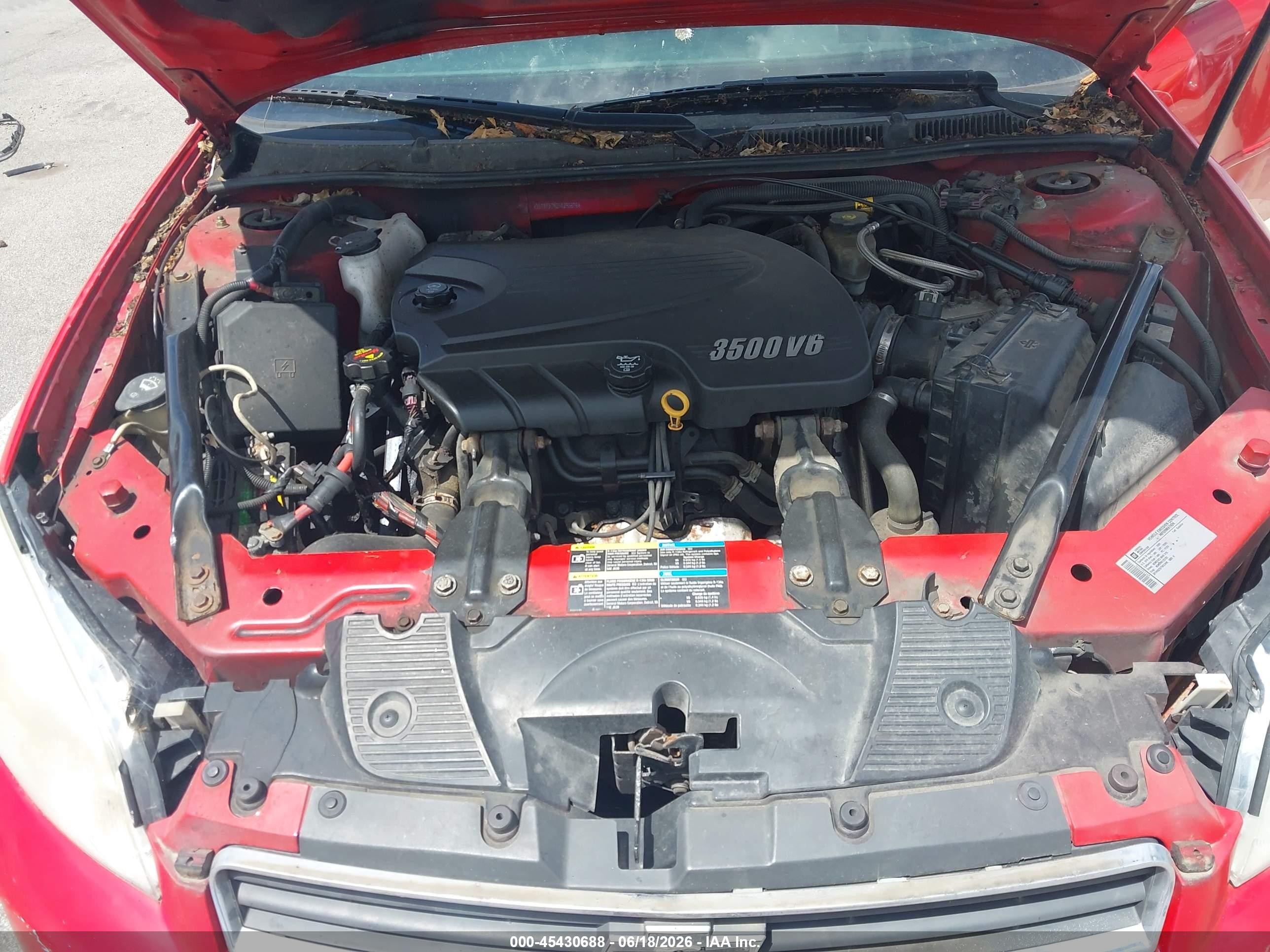 2009 Chevrolet Impala Lt Red vin: 2G1WT57N291296696