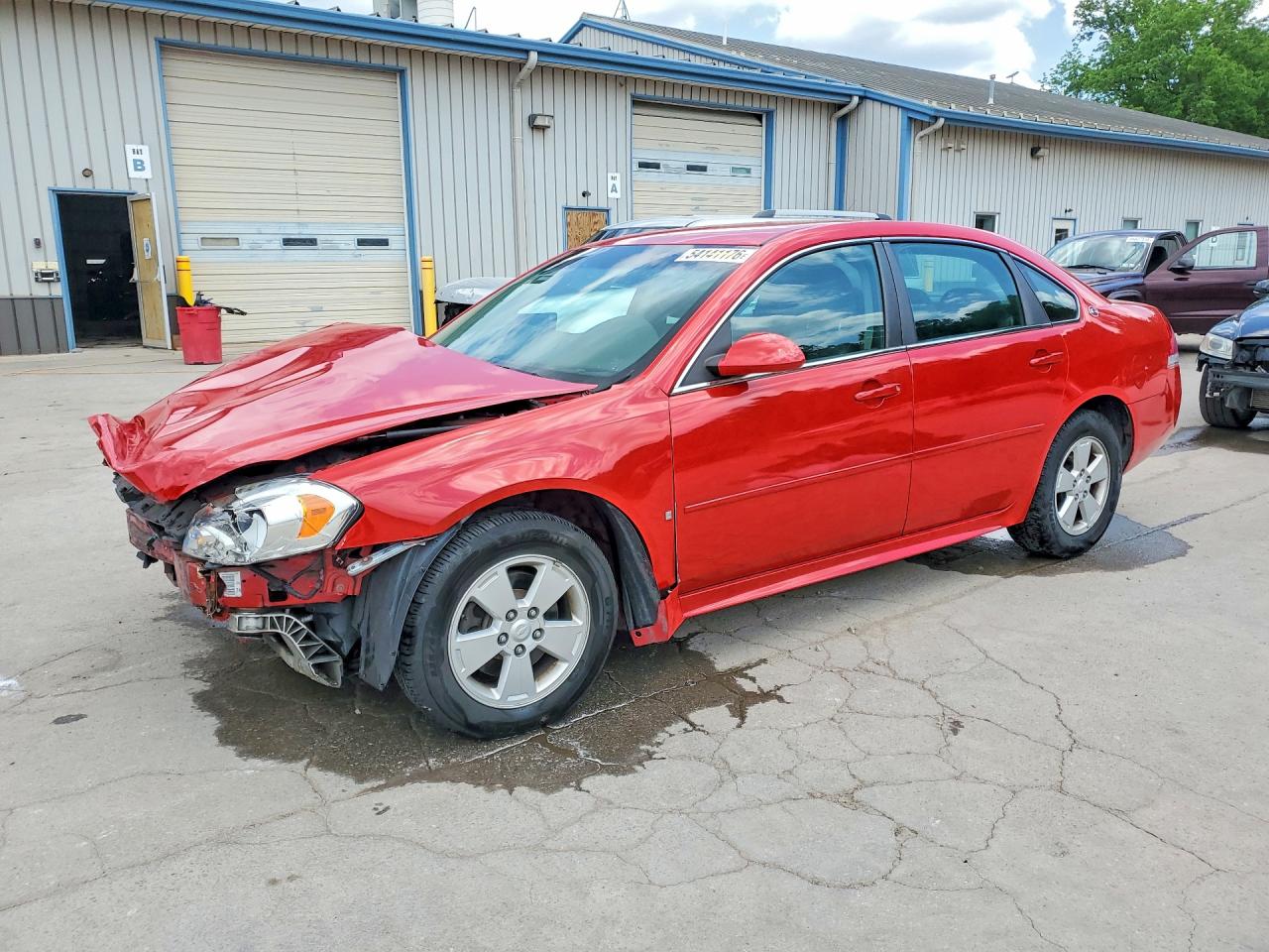 2009 Chevrolet Impala 1lt Red vin: 2G1WT57N291305347