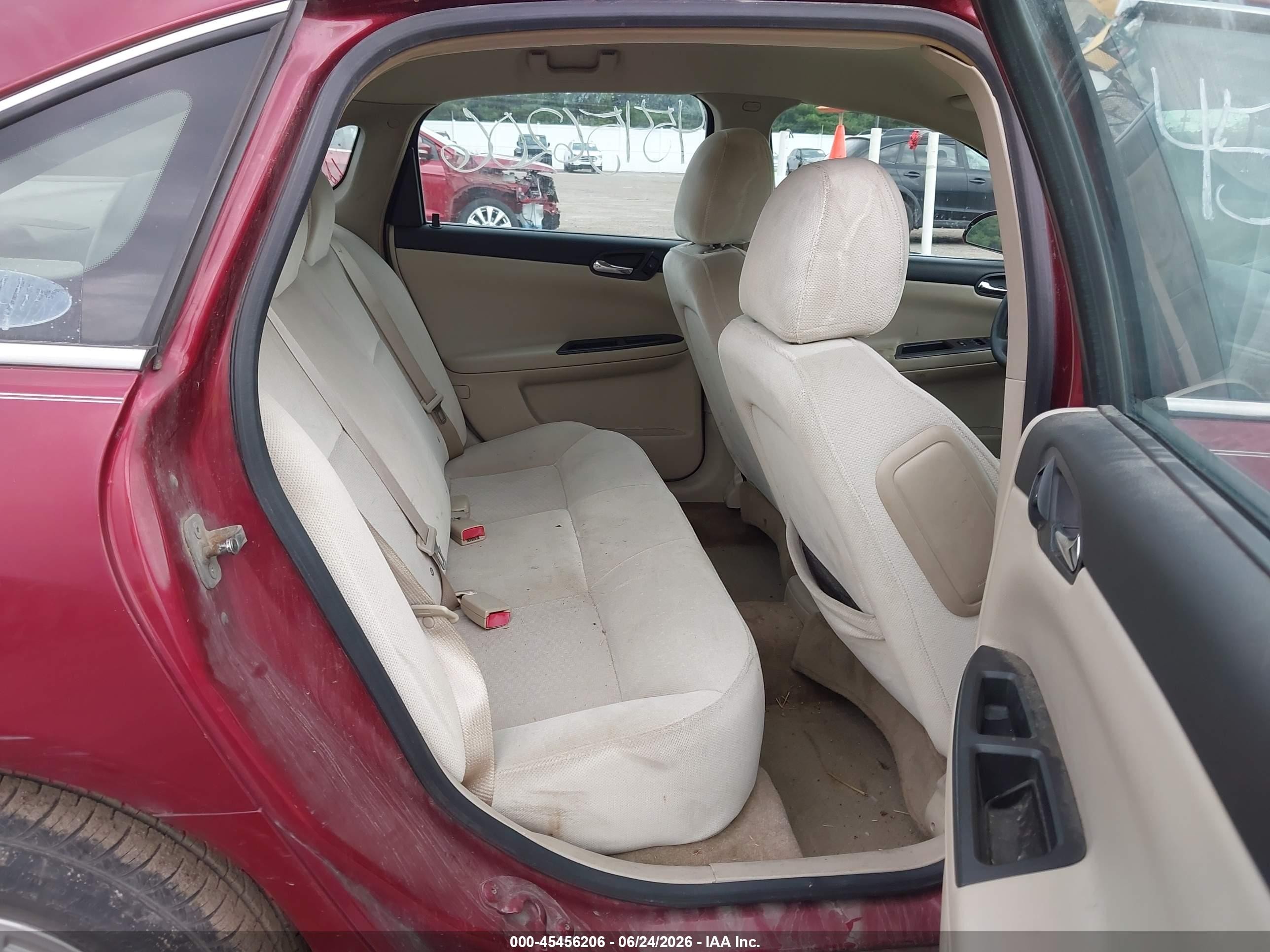 2009 Chevrolet Impala Lt Темно-бордовый vin: 2G1WT57N391165972