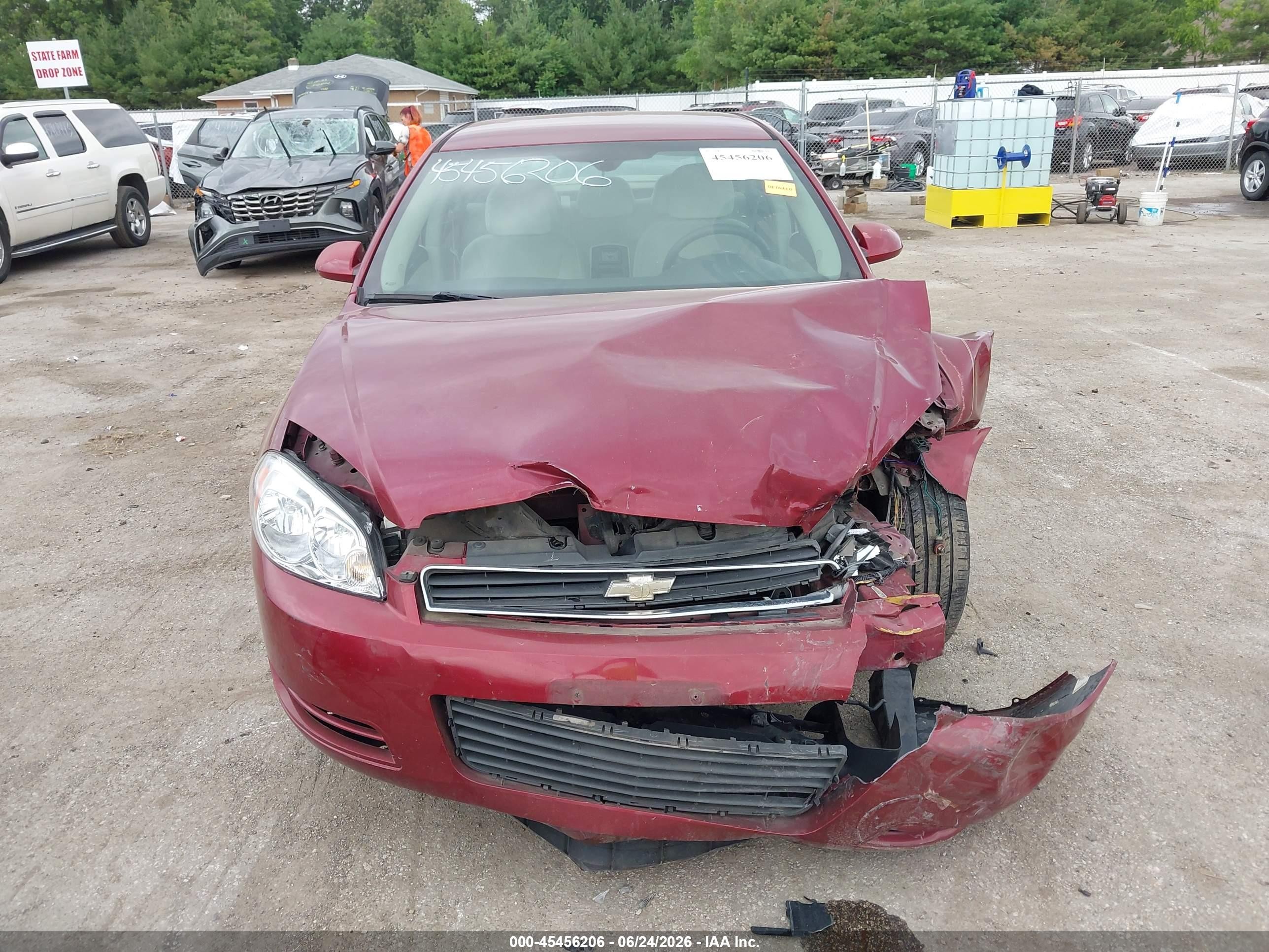2009 Chevrolet Impala Lt Темно-бордовый vin: 2G1WT57N391165972