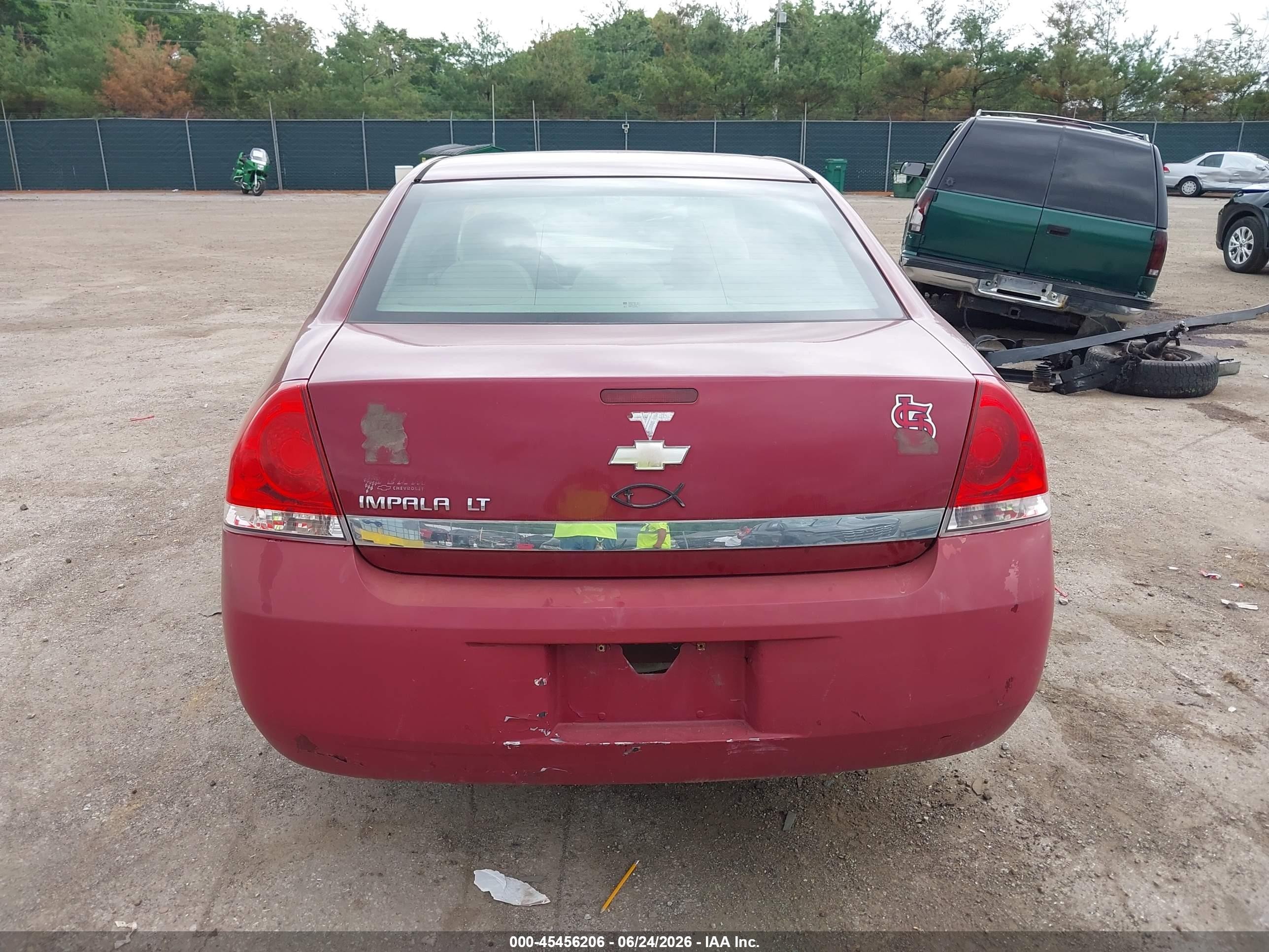 2009 Chevrolet Impala Lt Темно-бордовый vin: 2G1WT57N391165972