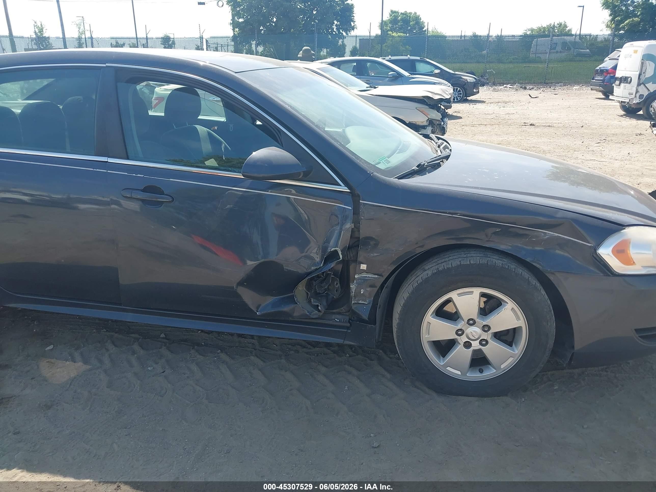2009 Chevrolet Impala Lt Gray vin: 2G1WT57N391268776