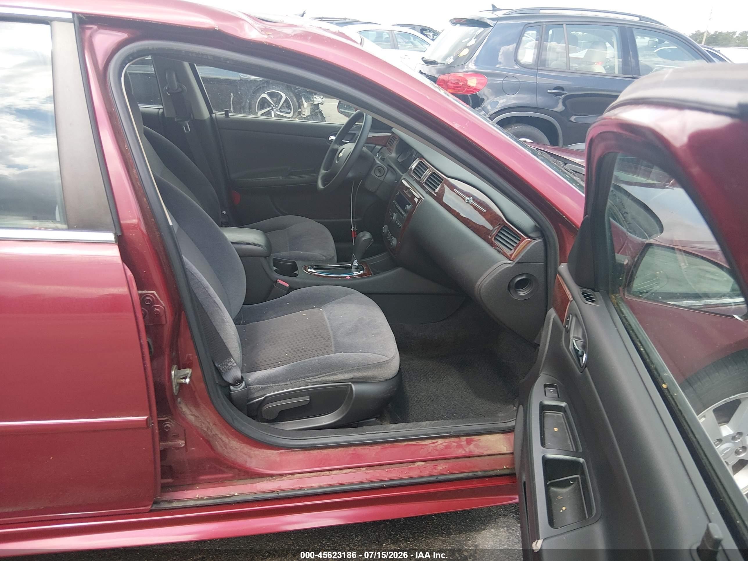 2009 Chevrolet Impala Lt Burgundy vin: 2G1WT57N391295847