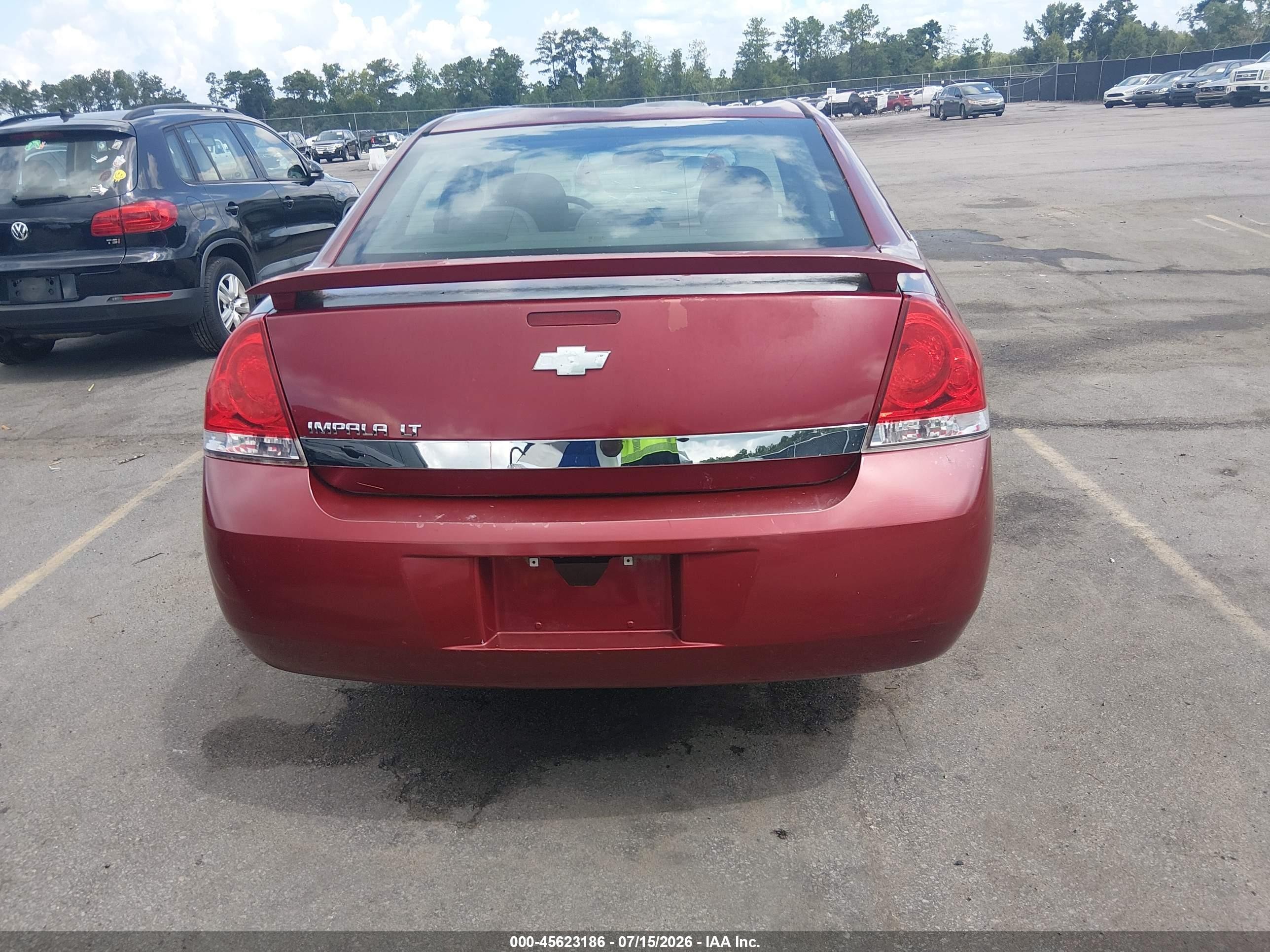 2009 Chevrolet Impala Lt Burgundy vin: 2G1WT57N391295847