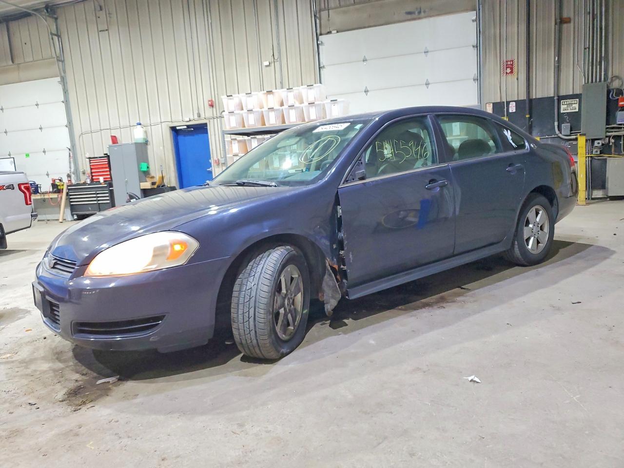 2009 Chevrolet Impala 1lt Blue vin: 2G1WT57N391316258
