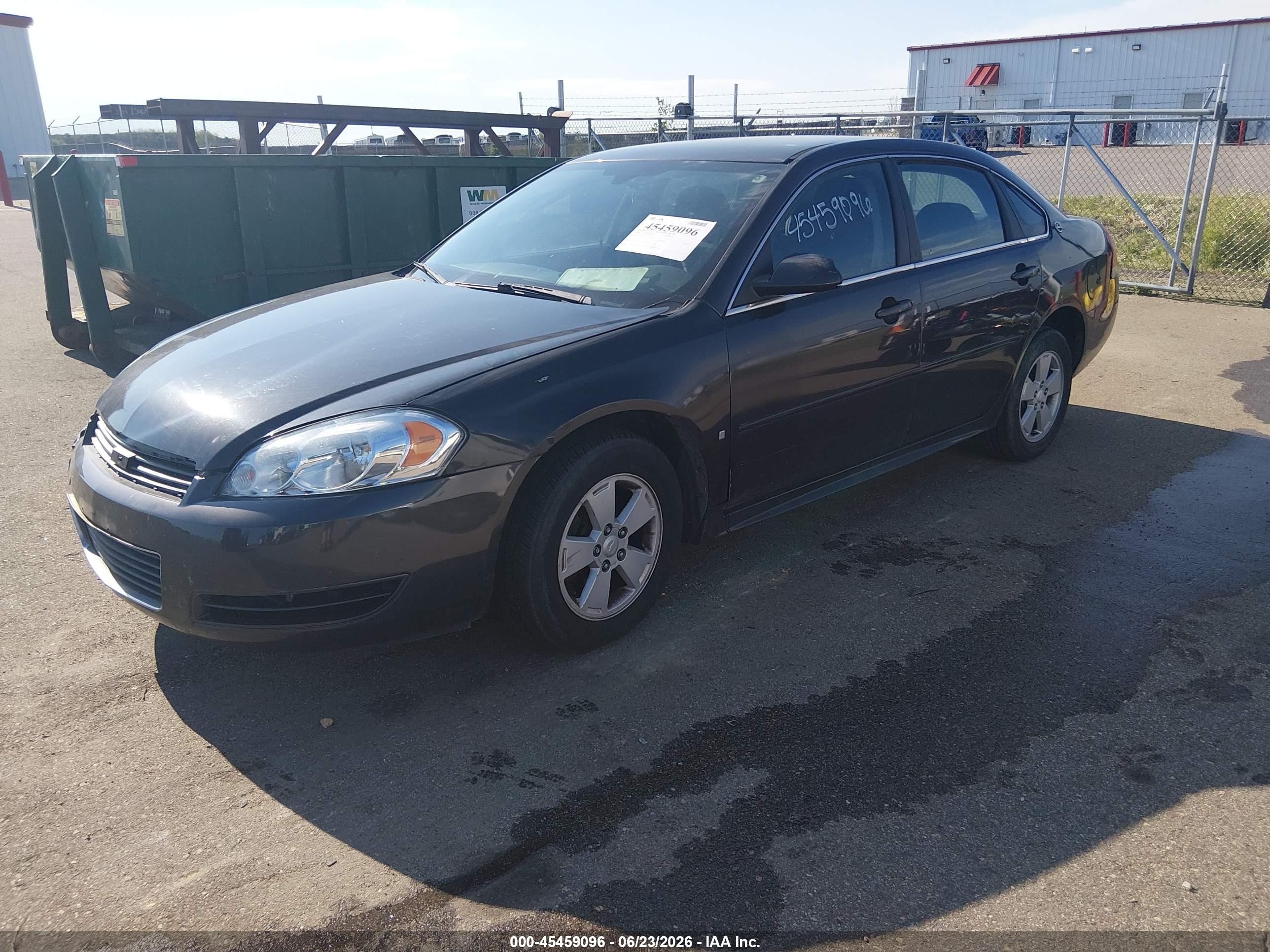 2009 Chevrolet Impala Lt Gray vin: 2G1WT57N491157072