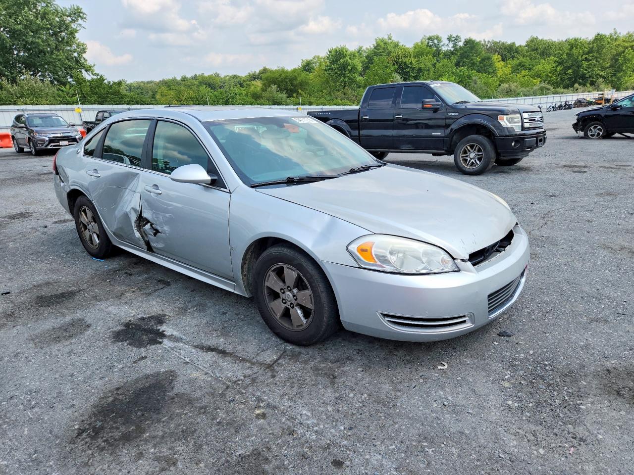 2009 Chevrolet Impala 1lt Silver vin: 2G1WT57N491158111