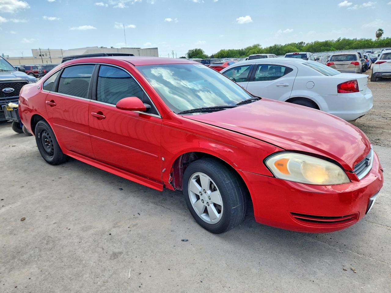 2009 Chevrolet Impala 1lt Red vin: 2G1WT57N491165558