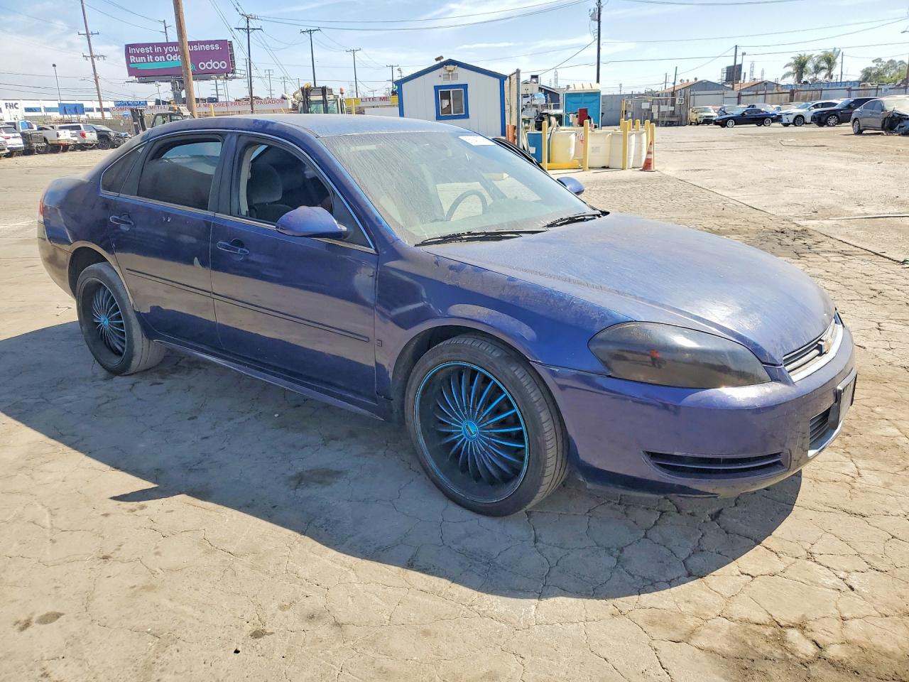2009 Chevrolet Impala 1lt Blue vin: 2G1WT57N491207145