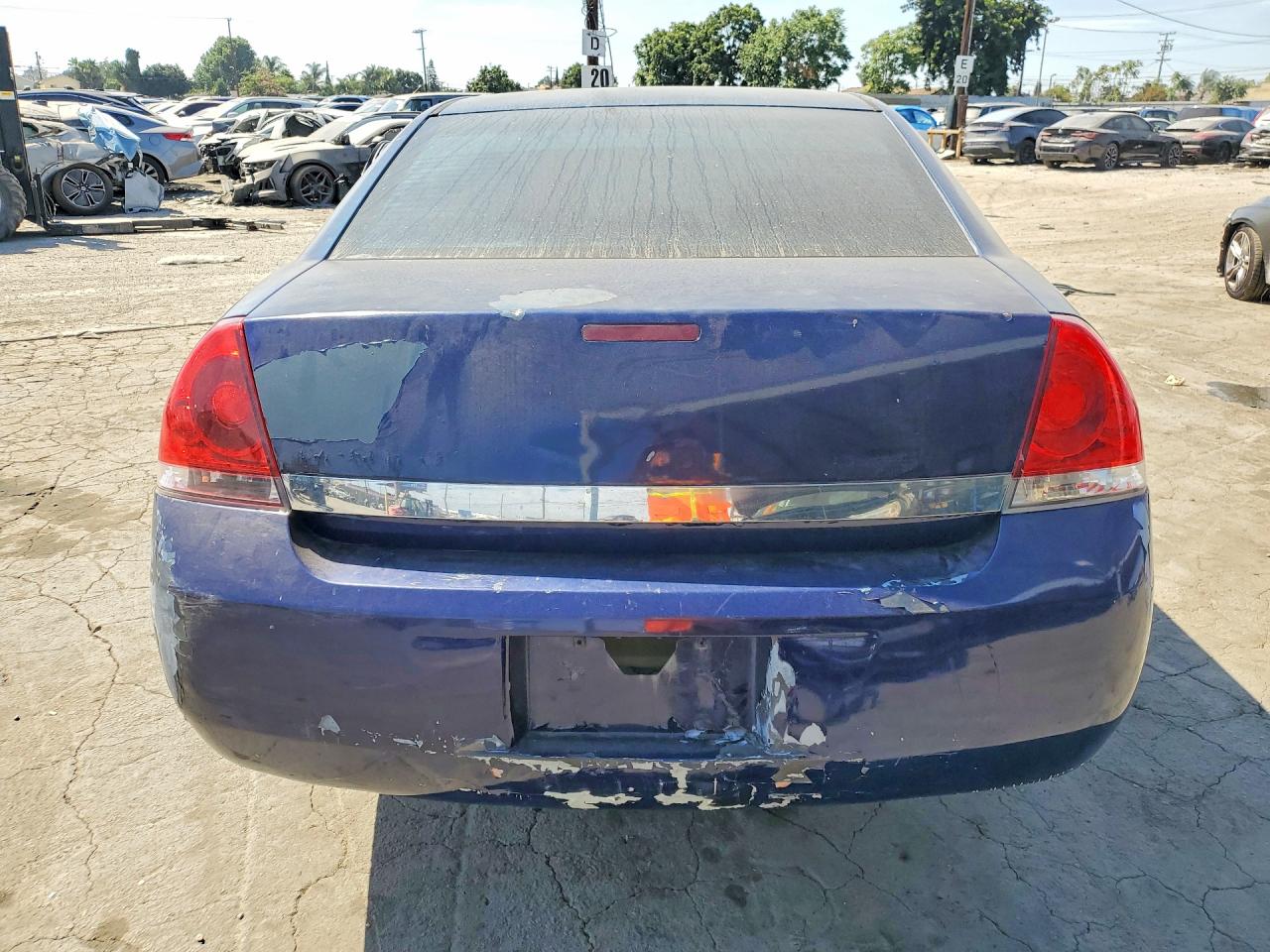 2009 Chevrolet Impala 1lt Blue vin: 2G1WT57N491207145
