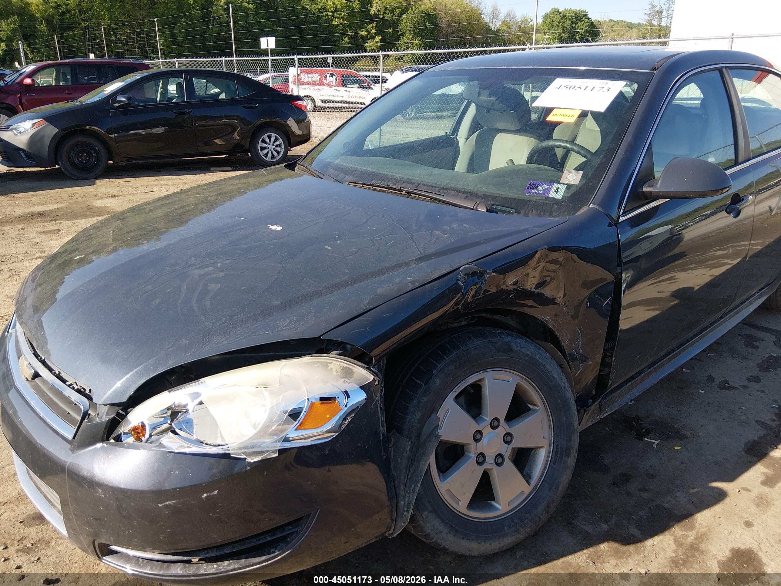 2009 Chevrolet Impala Lt Gray vin: 2G1WT57N491255258