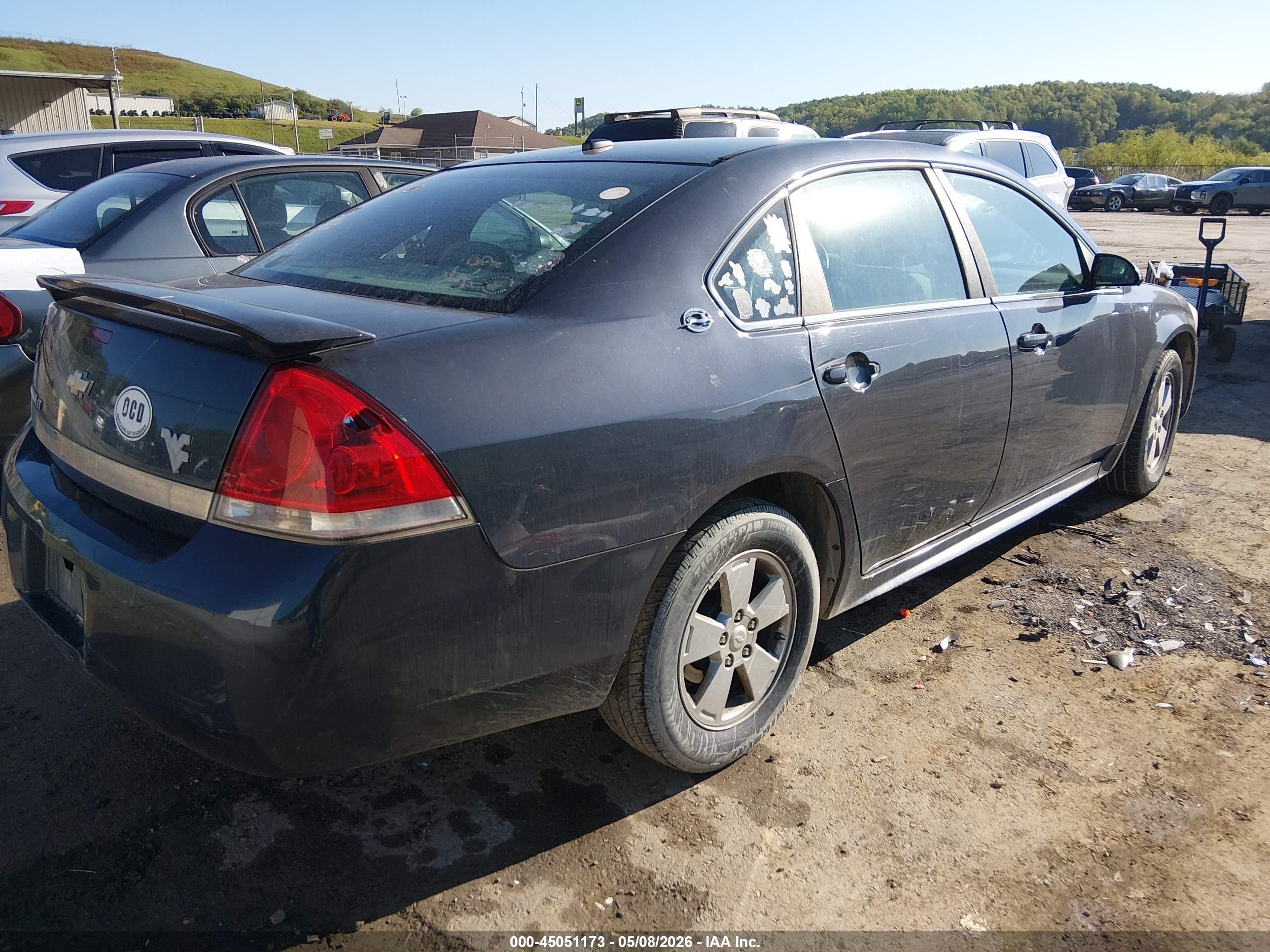 2009 Chevrolet Impala Lt Gray vin: 2G1WT57N491255258