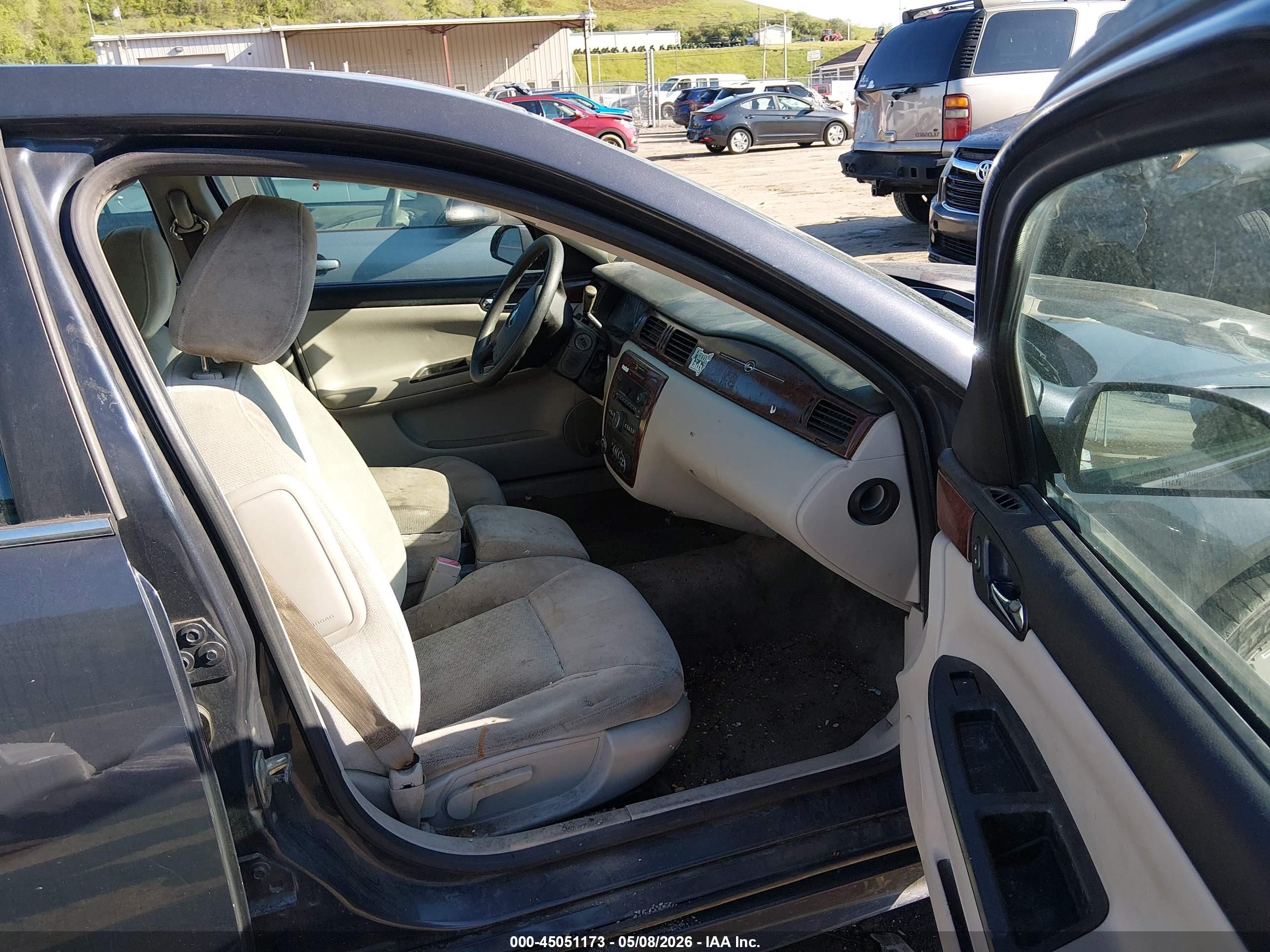 2009 Chevrolet Impala Lt Gray vin: 2G1WT57N491255258