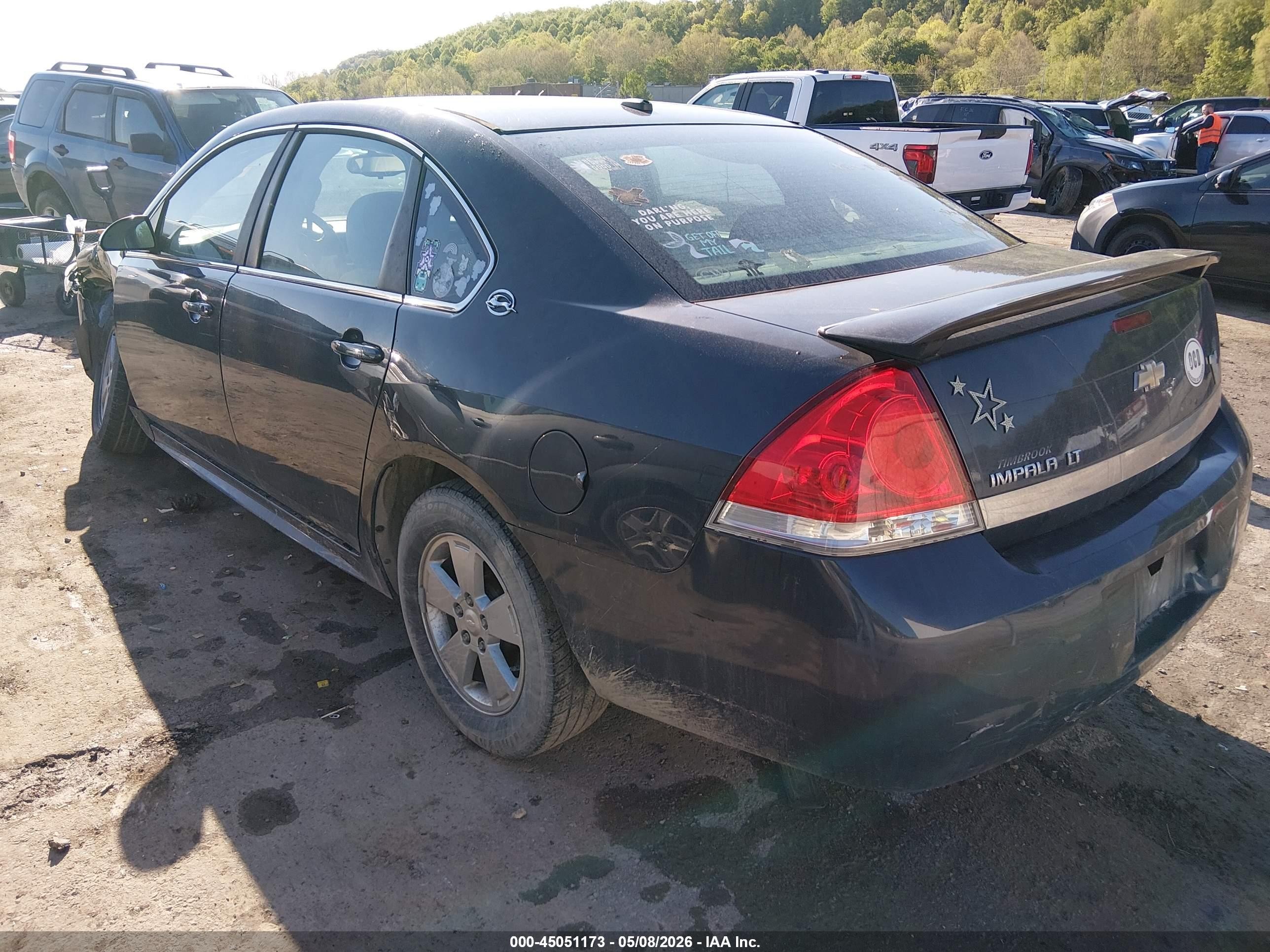 2009 Chevrolet Impala Lt Gray vin: 2G1WT57N491255258