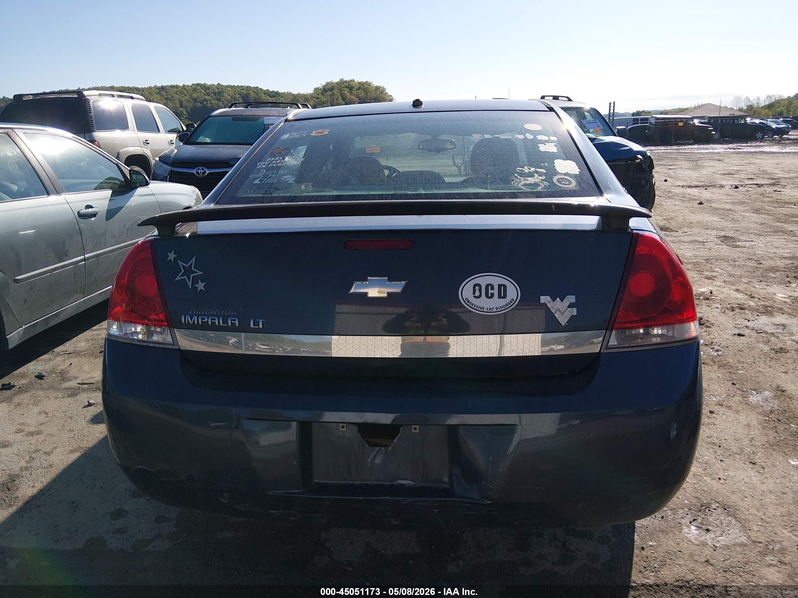 2009 Chevrolet Impala Lt Gray vin: 2G1WT57N491255258