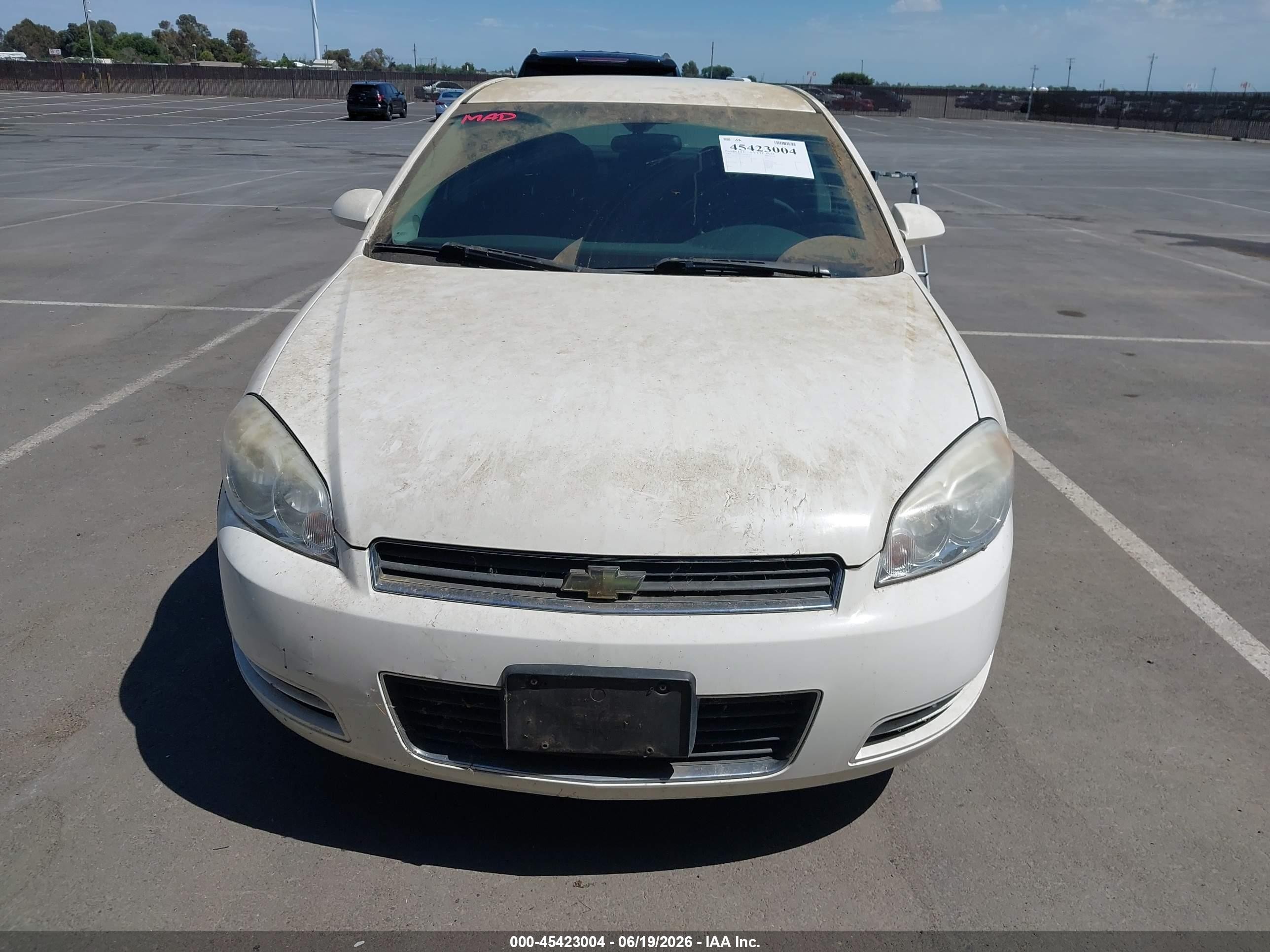 2009 Chevrolet Impala Lt White vin: 2G1WT57N591294148