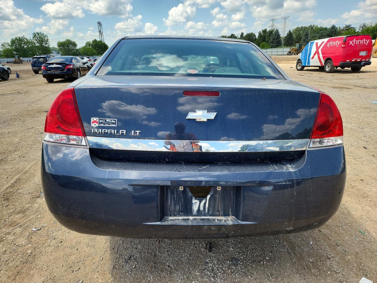 2009 Chevrolet Impala 1lt Синий vin: 2G1WT57N691161334