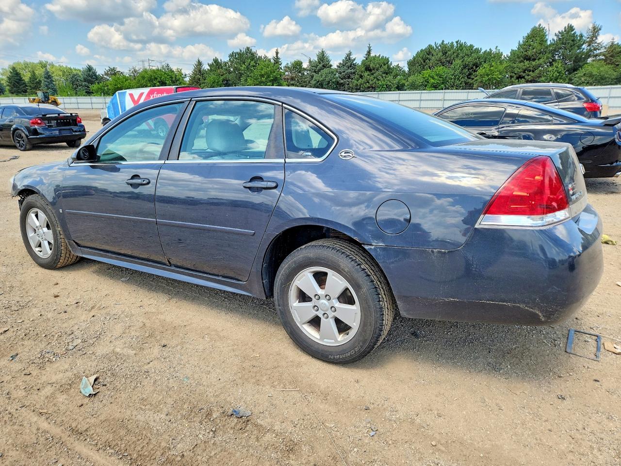 2009 Chevrolet Impala 1lt Синий vin: 2G1WT57N691161334