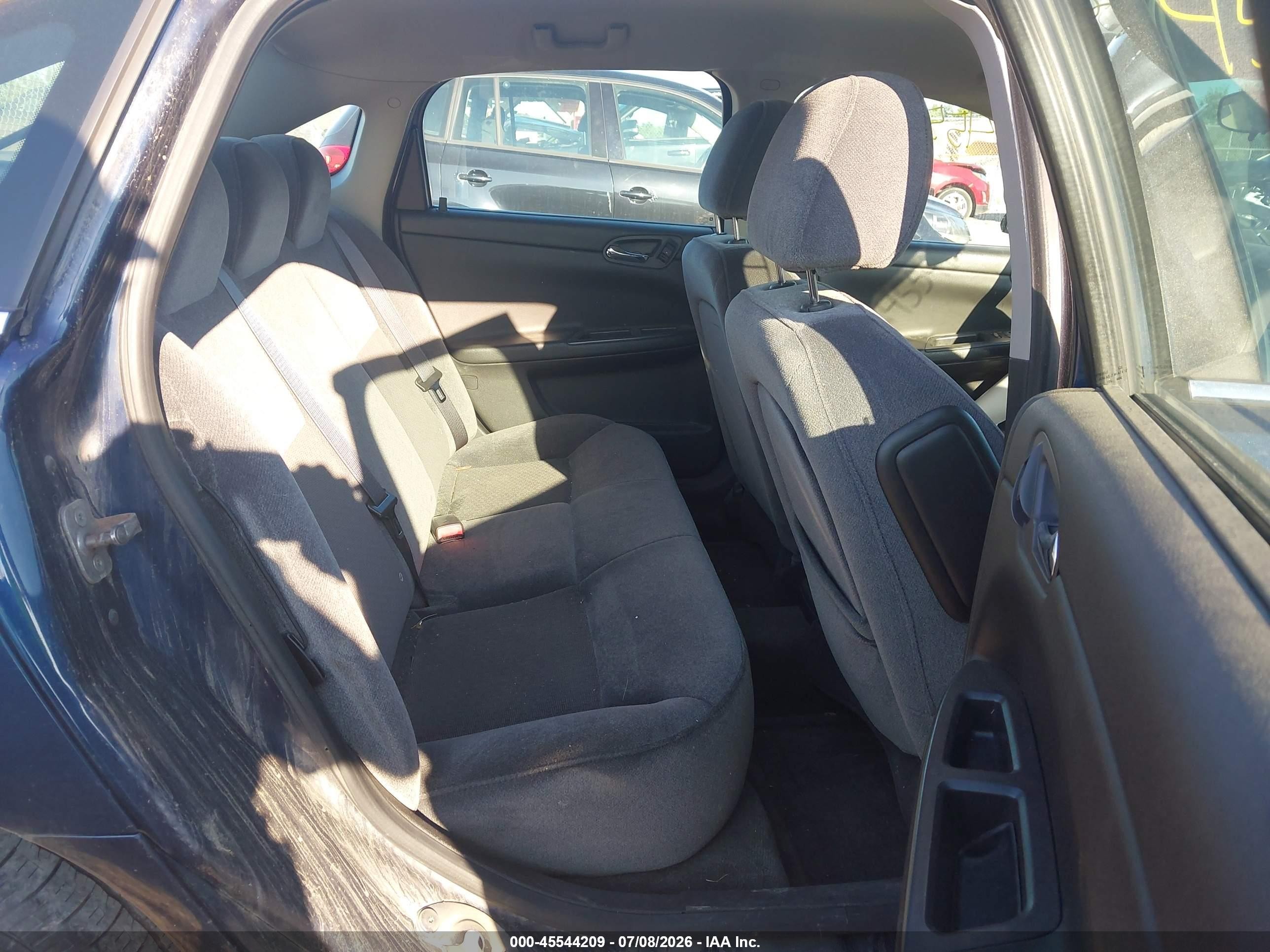 2009 Chevrolet Impala Lt Dark Blue vin: 2G1WT57N691190896