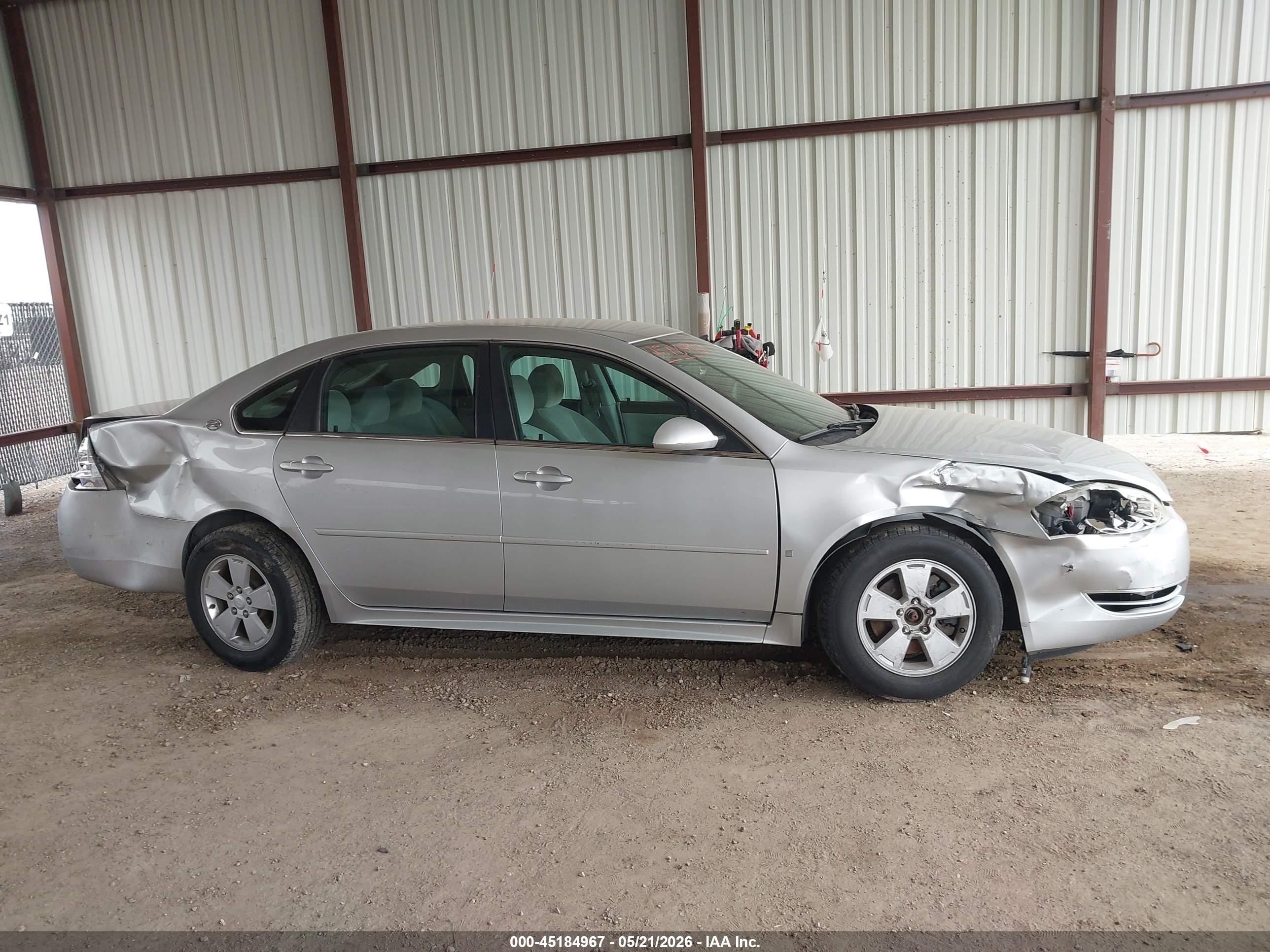 2009 Chevrolet Impala Lt Silver vin: 2G1WT57N691267475