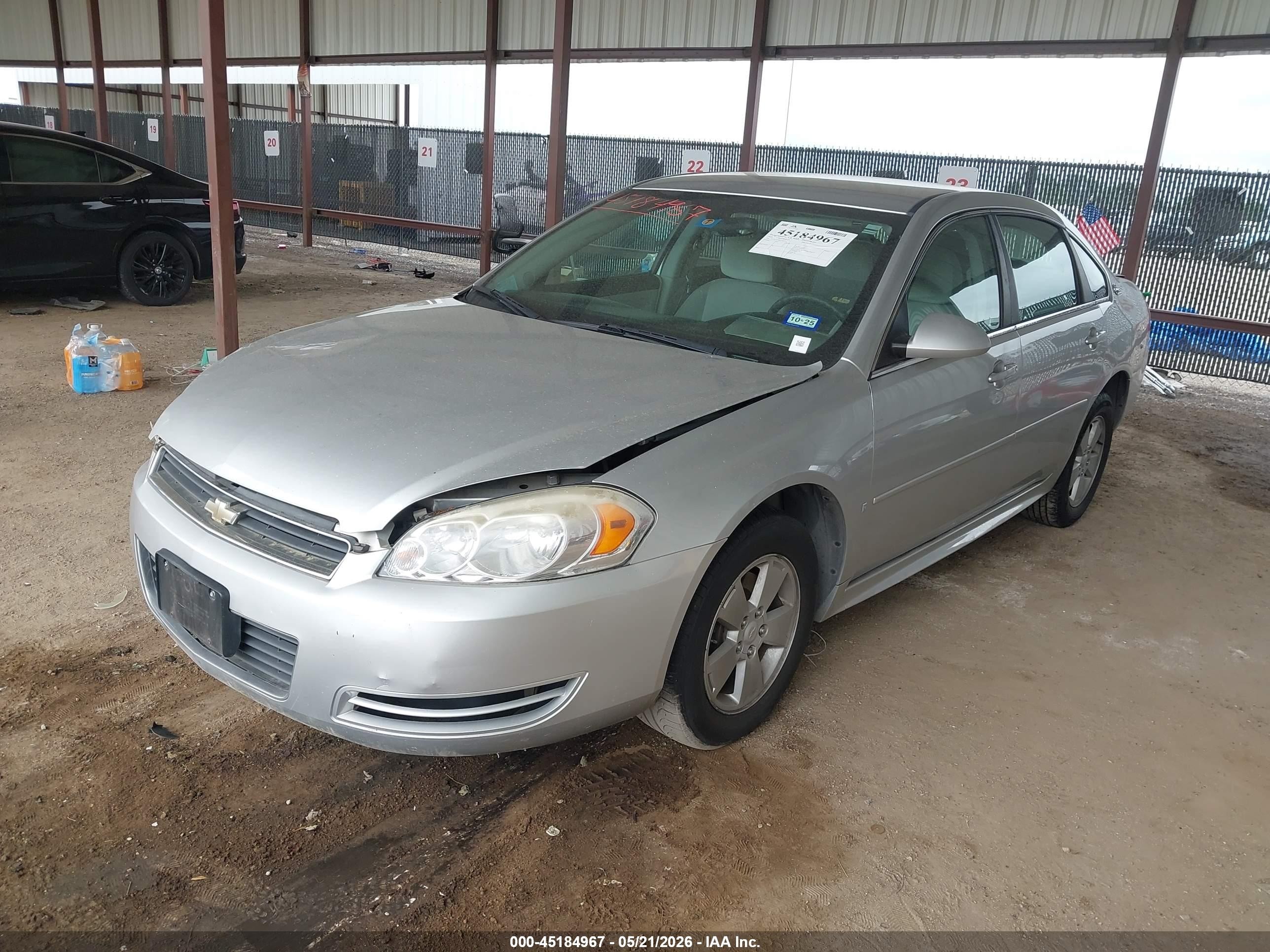 2009 Chevrolet Impala Lt Silver vin: 2G1WT57N691267475