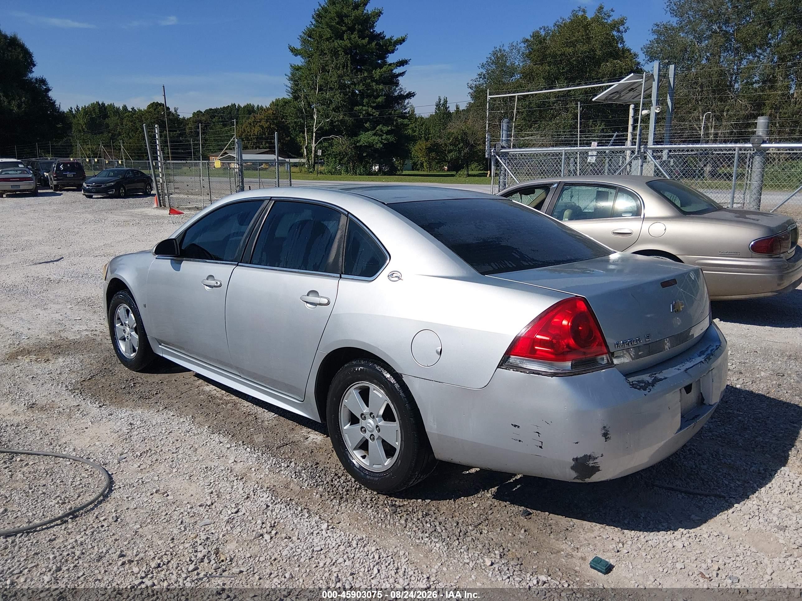 2009 Chevrolet Impala Lt Silver vin: 2G1WT57N691315914