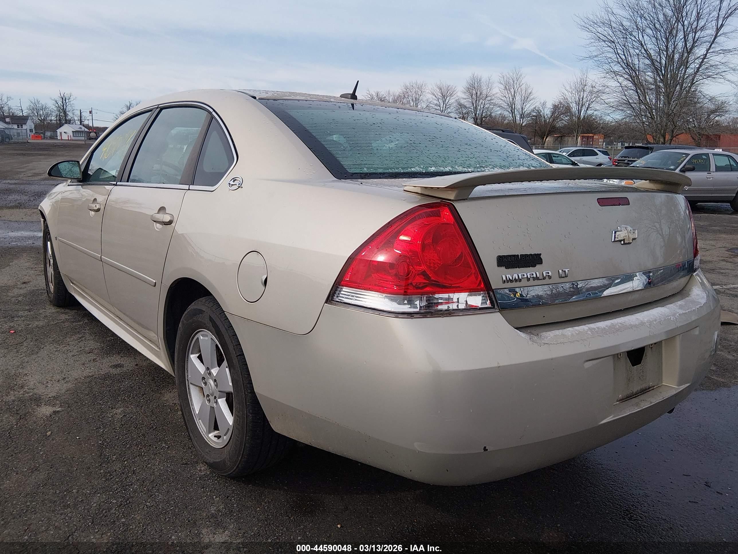 2009 Chevrolet Impala Lt Tan vin: 2G1WT57N791173637