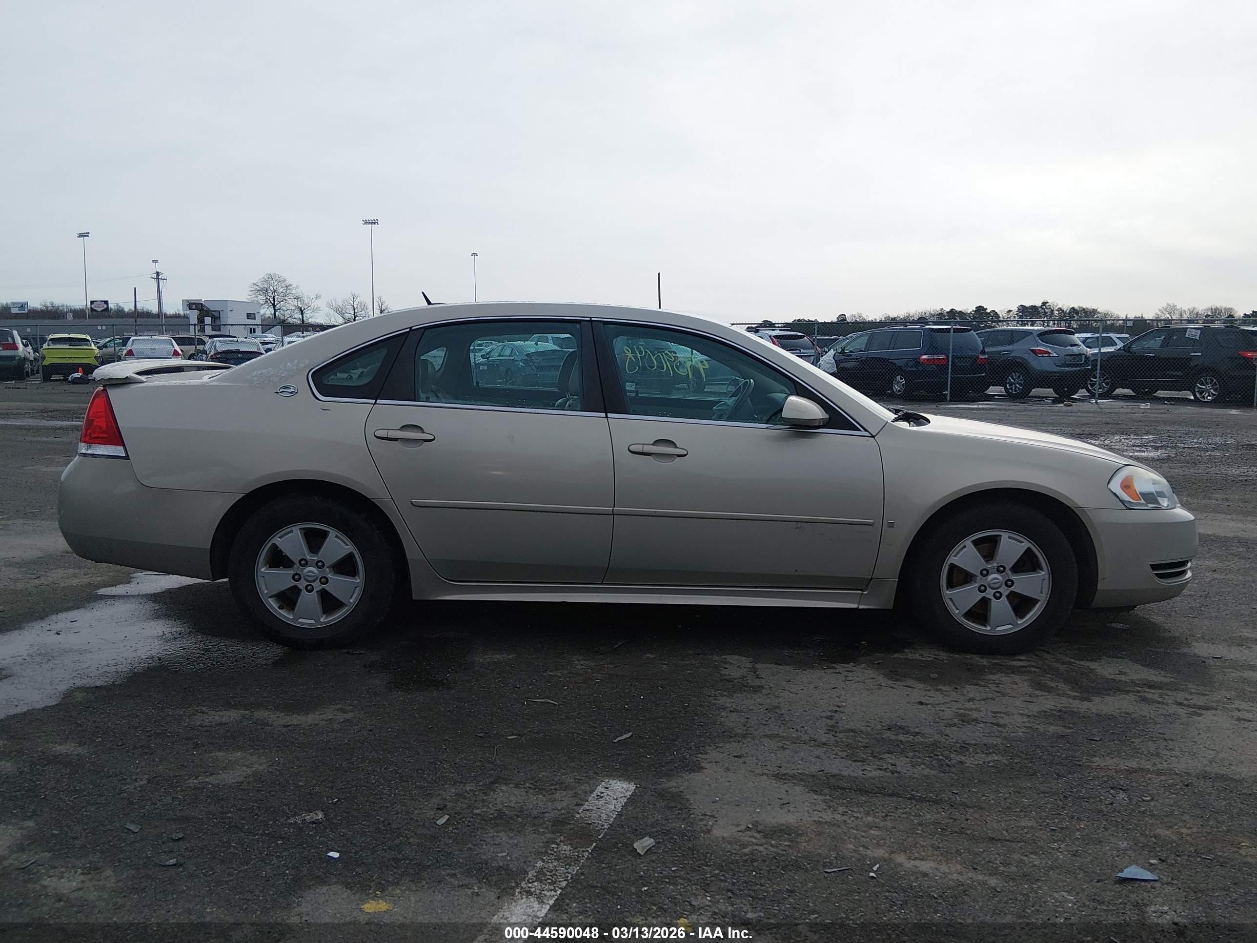 2009 Chevrolet Impala Lt Tan vin: 2G1WT57N791173637