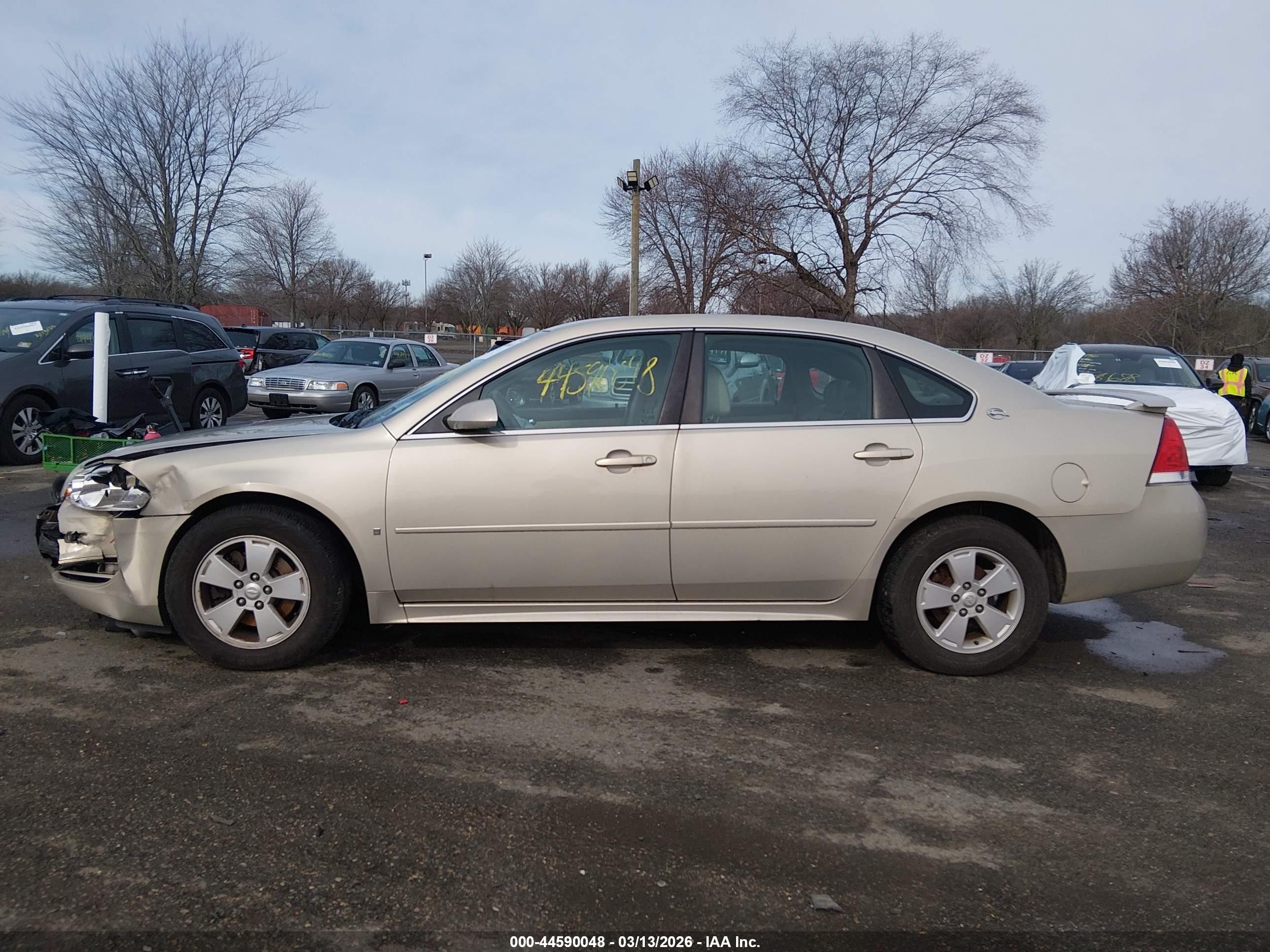 2009 Chevrolet Impala Lt Tan vin: 2G1WT57N791173637