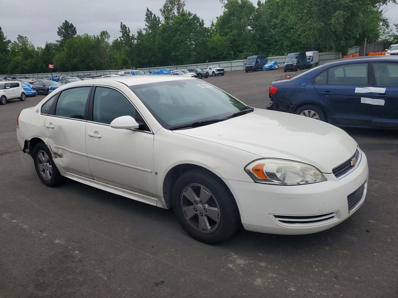 2009 Chevrolet Impala White vin: 2G1WT57N791314383