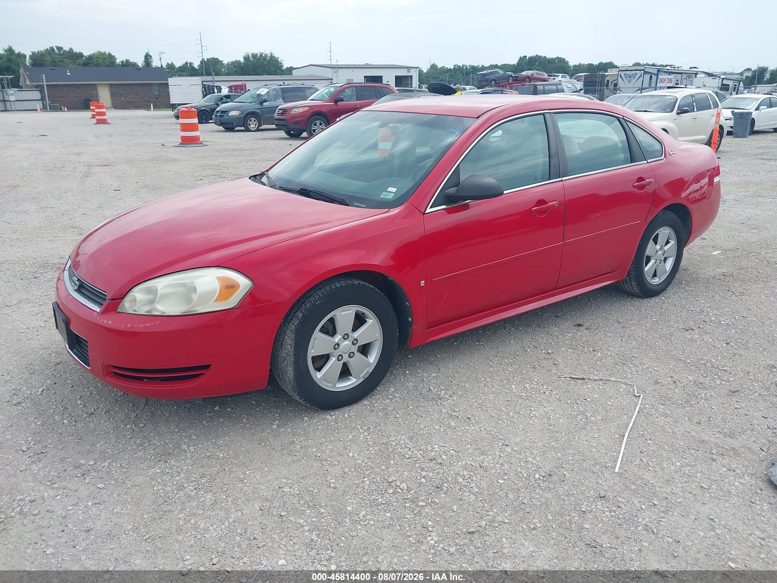 2009 Chevrolet Impala Lt Red vin: 2G1WT57N791323262