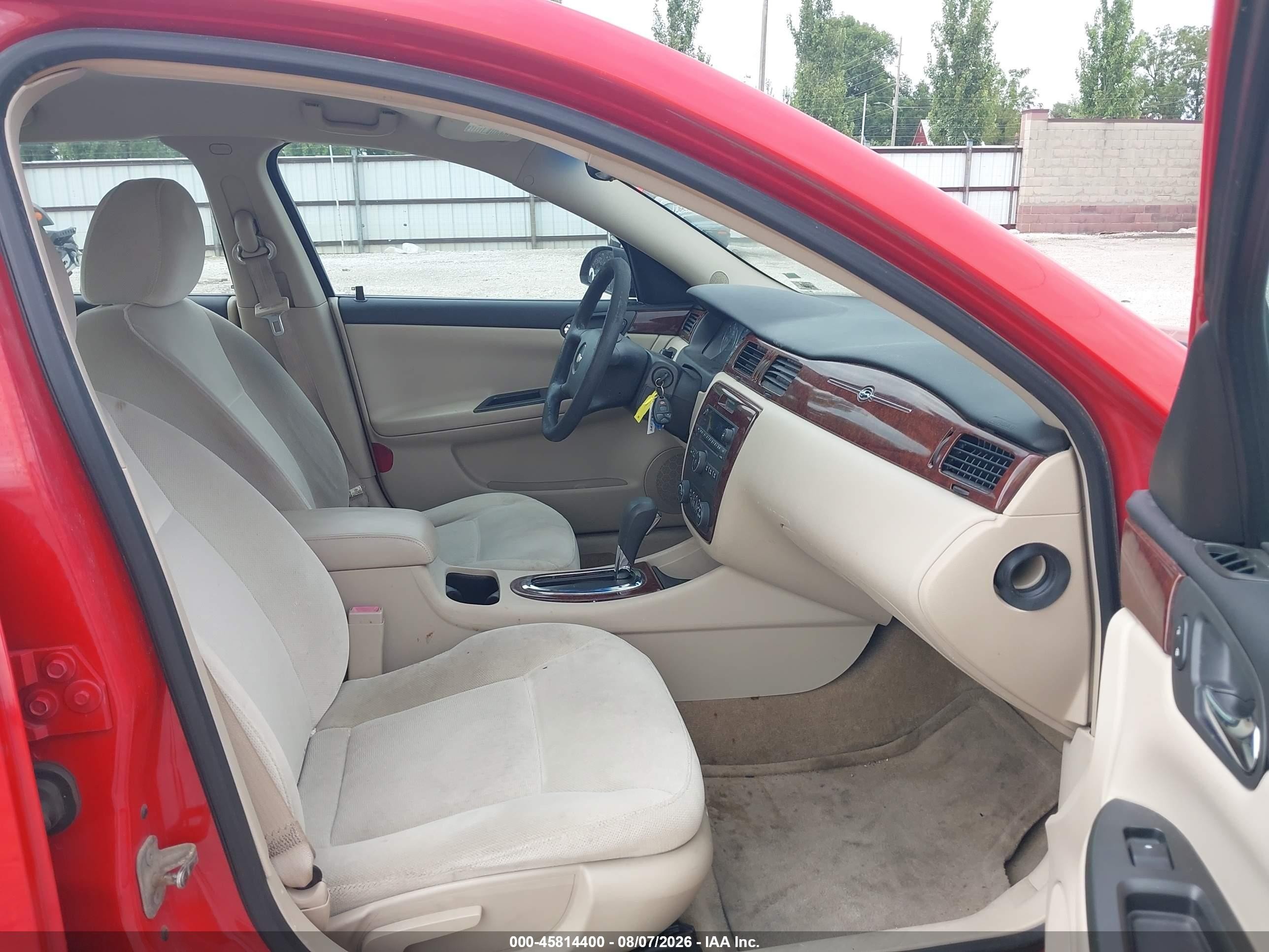 2009 Chevrolet Impala Lt Red vin: 2G1WT57N791323262