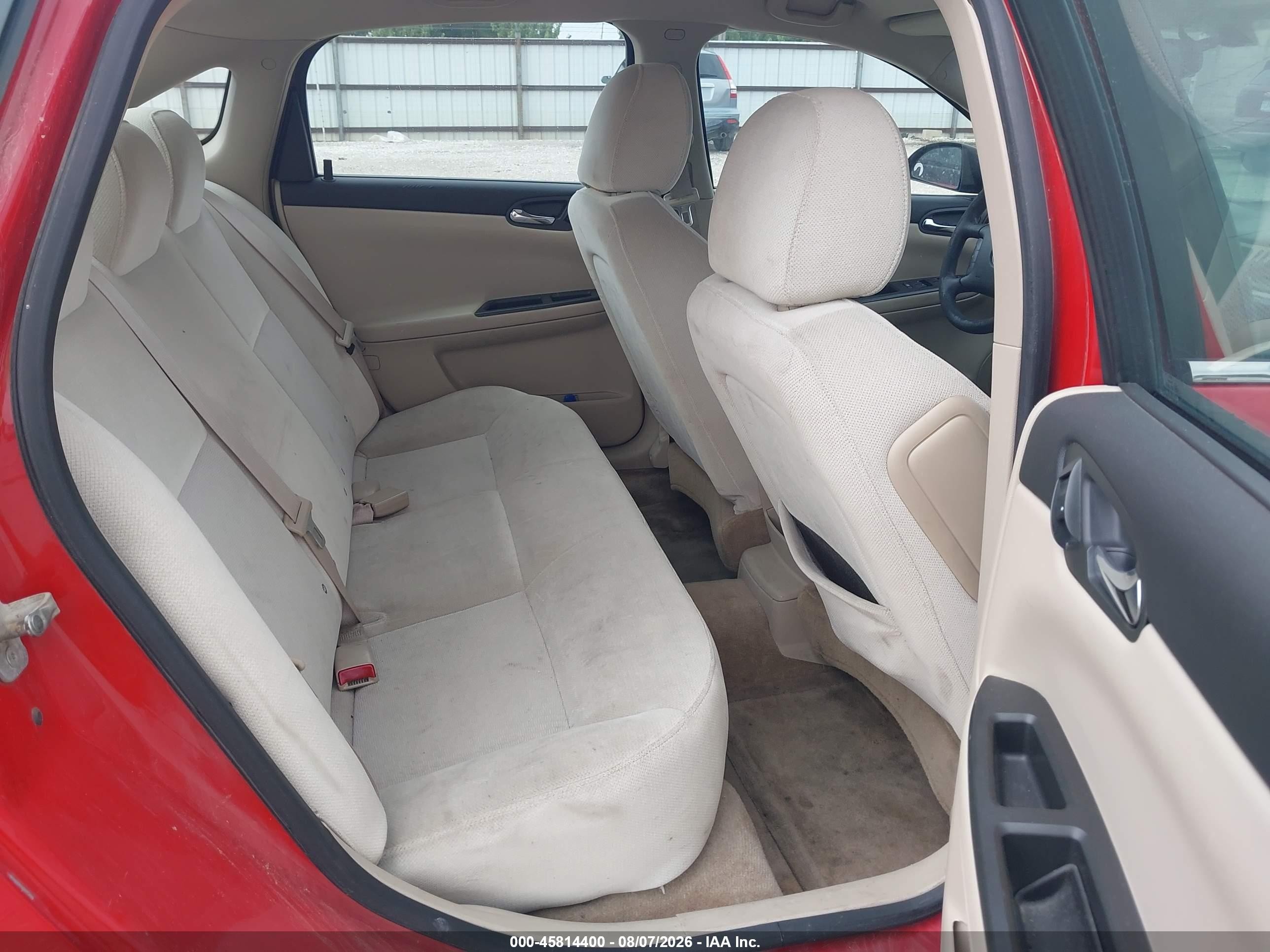 2009 Chevrolet Impala Lt Red vin: 2G1WT57N791323262