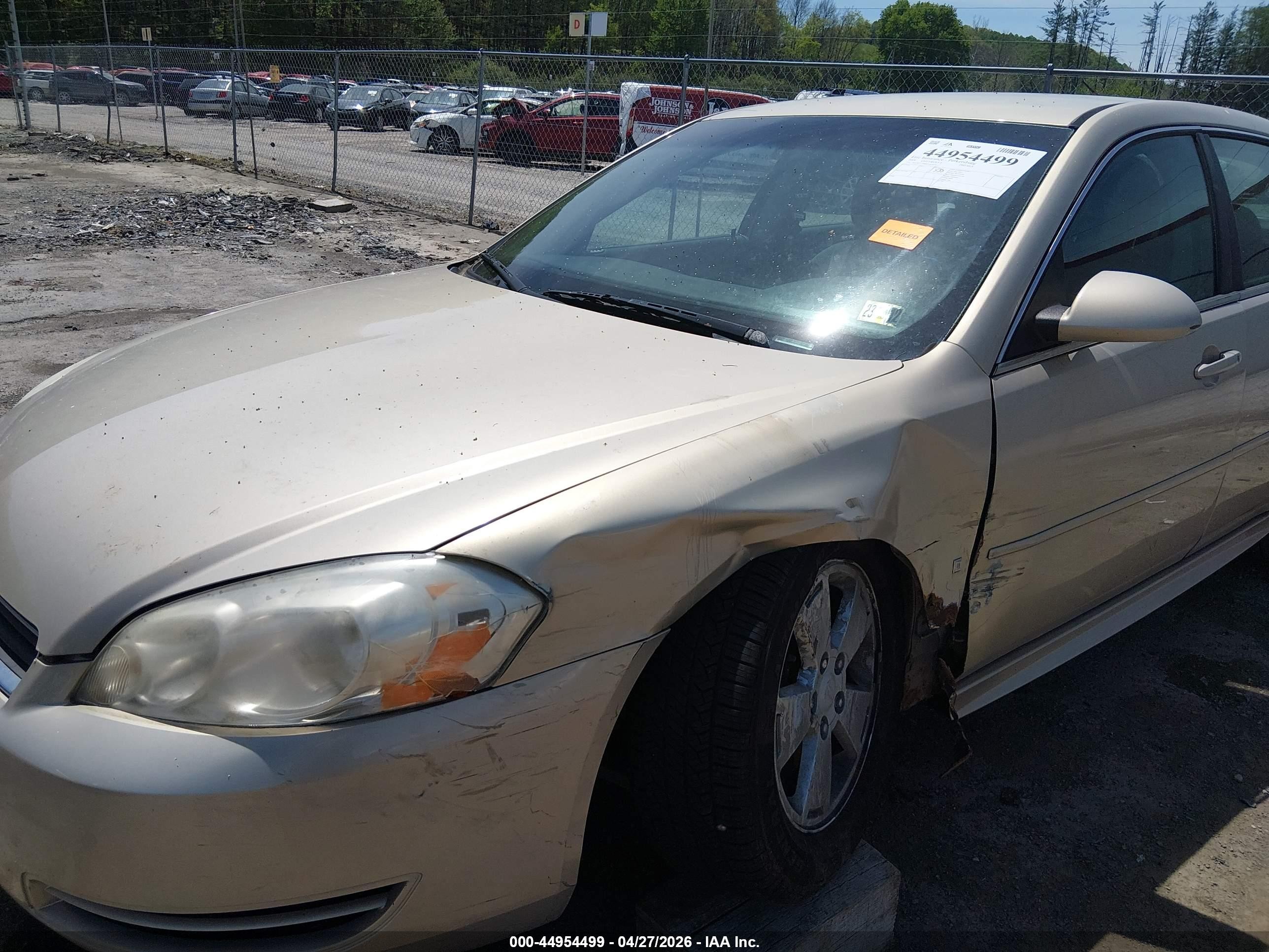 2009 Chevrolet Impala Lt Золотой vin: 2G1WT57N891103970