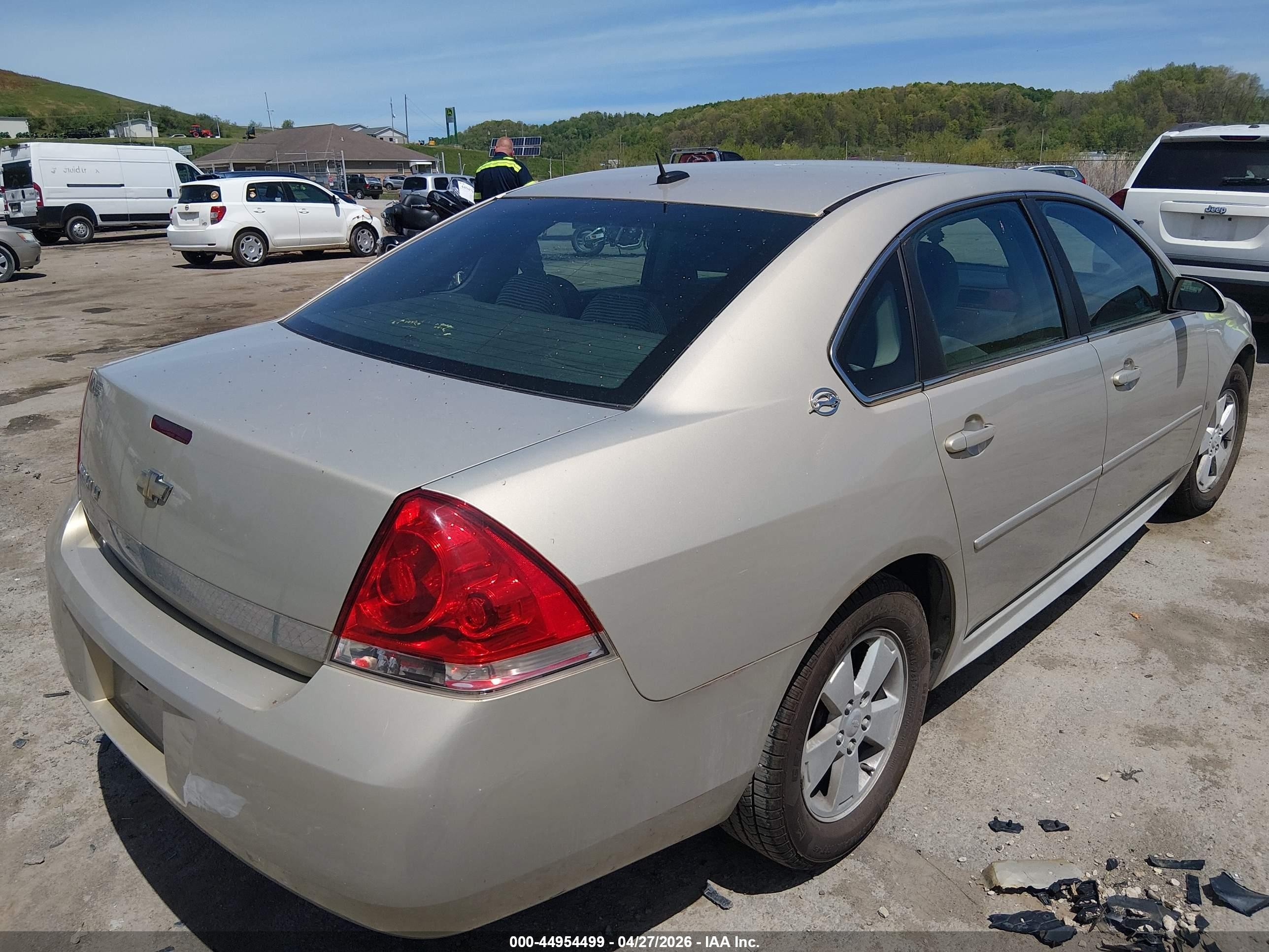2009 Chevrolet Impala Lt Золотой vin: 2G1WT57N891103970